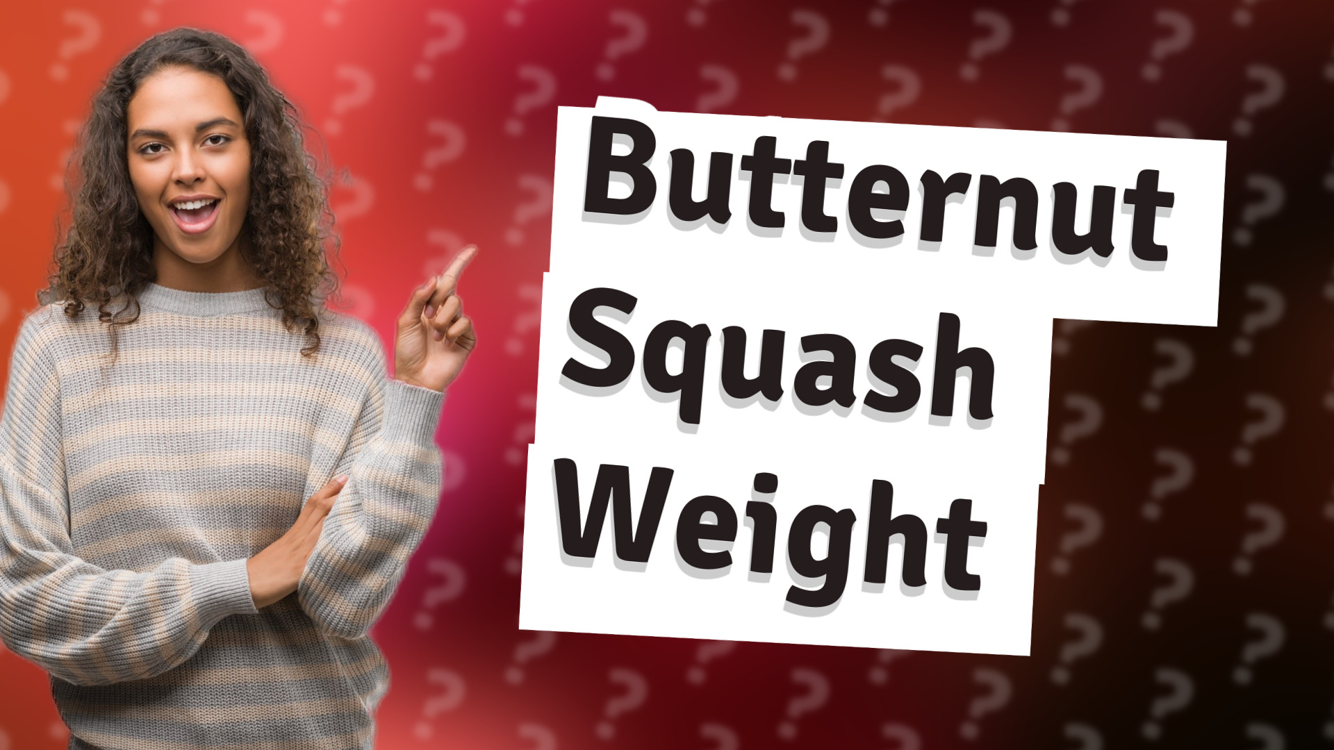Butternut Squash Weight
