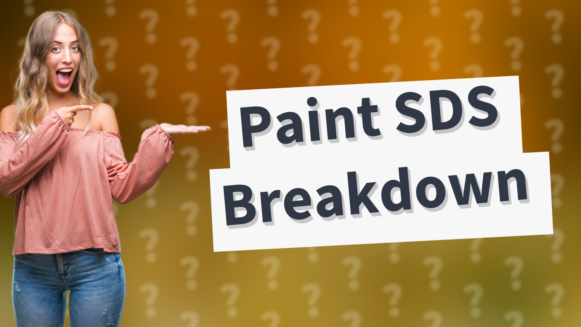 Paint SDS Breakdown