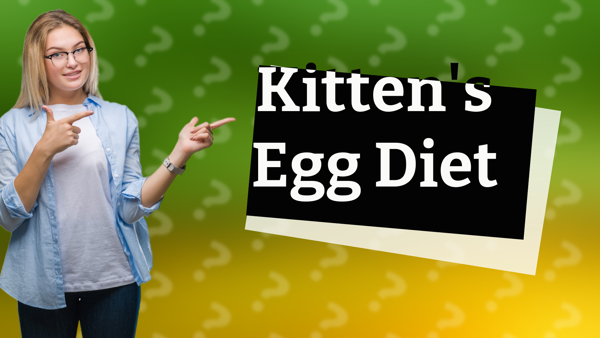 Kitten's Egg Diet