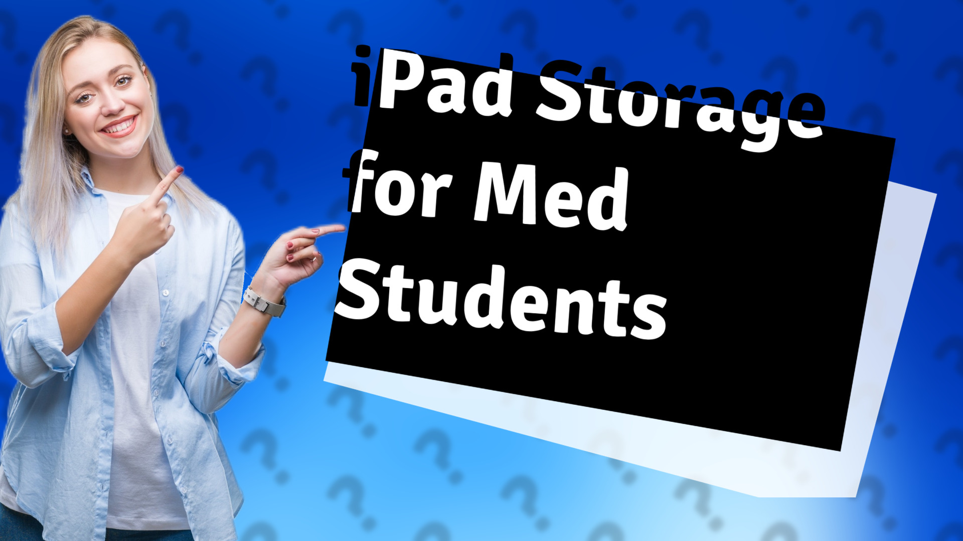 iPad Storage for Med Students