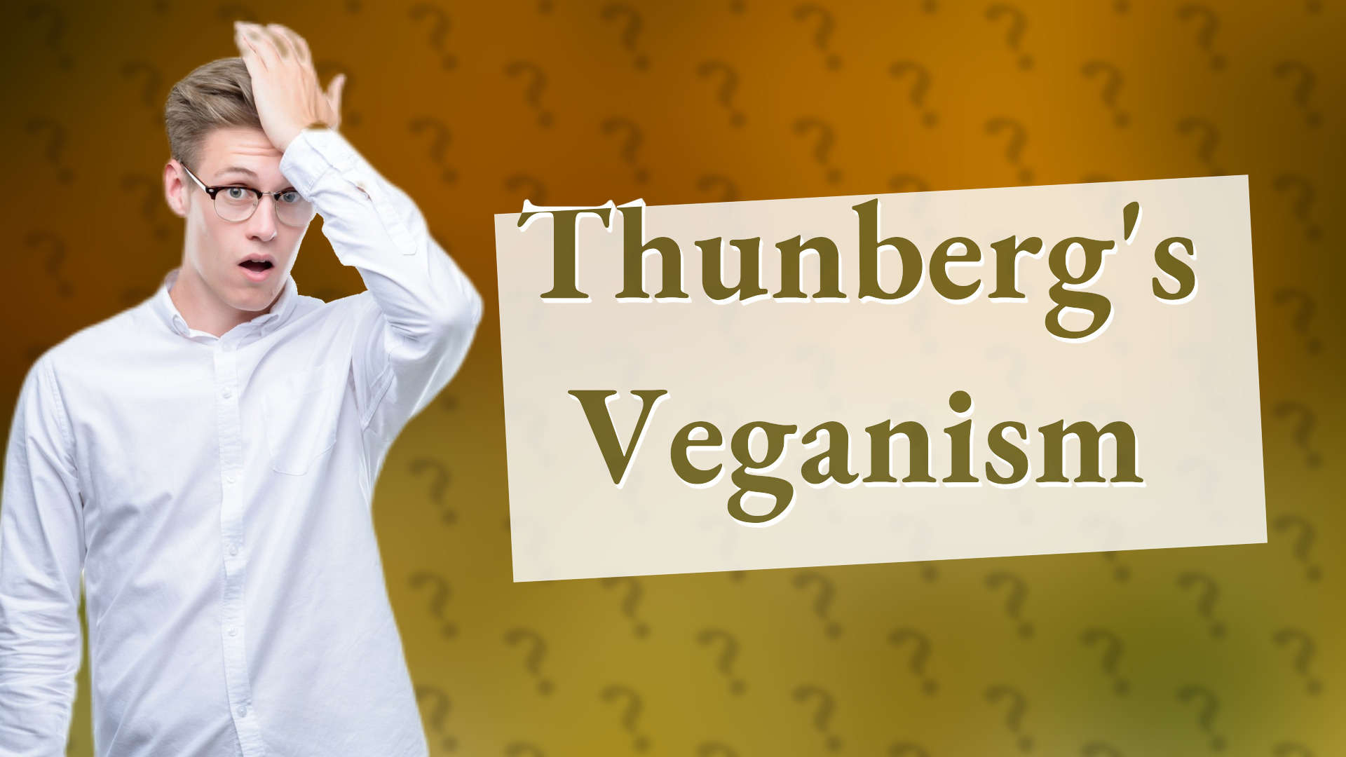 Thunberg's Veganism