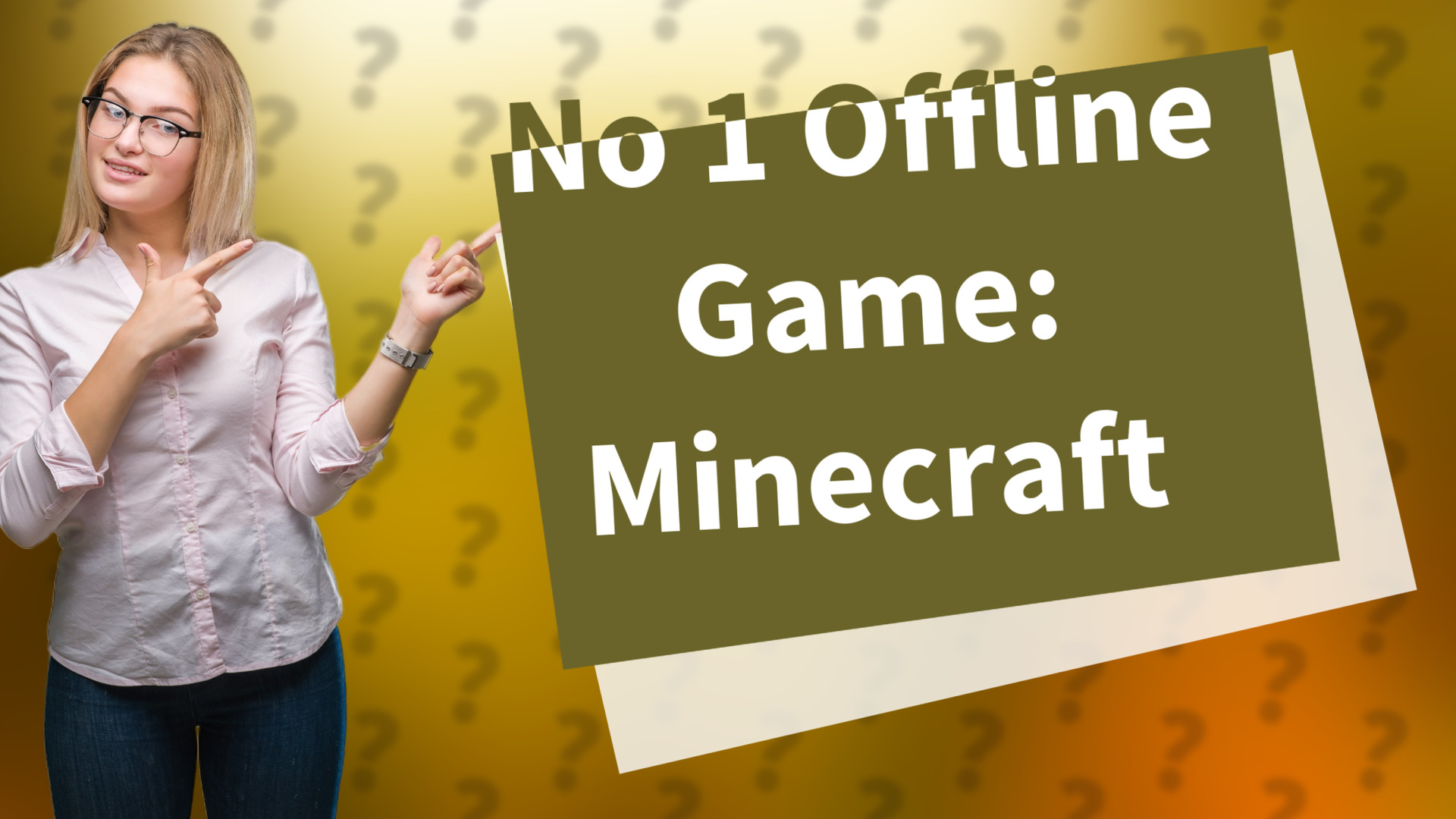 No 1 Offline Game: Minecraft