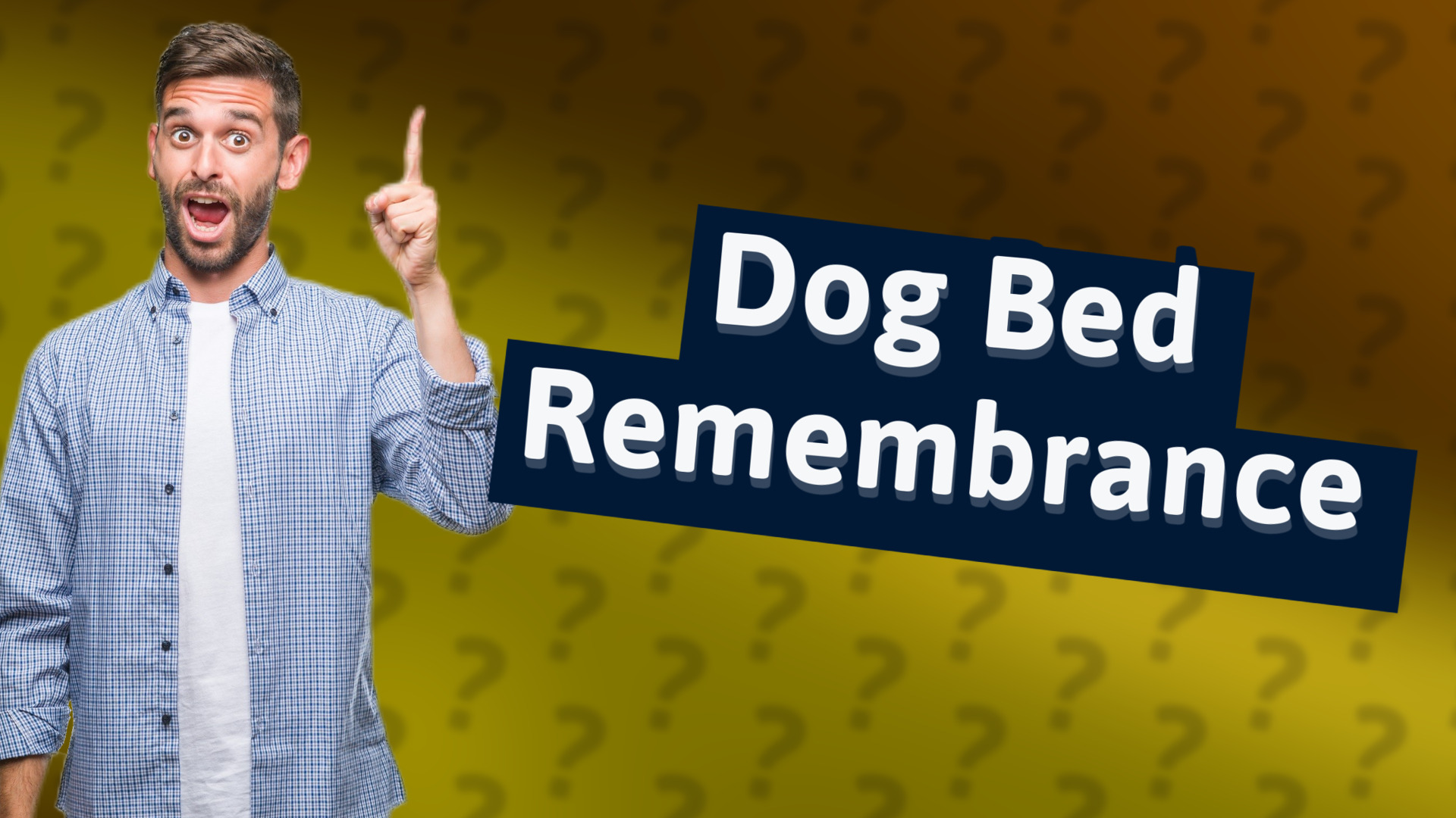 Dog Bed Remembrance
