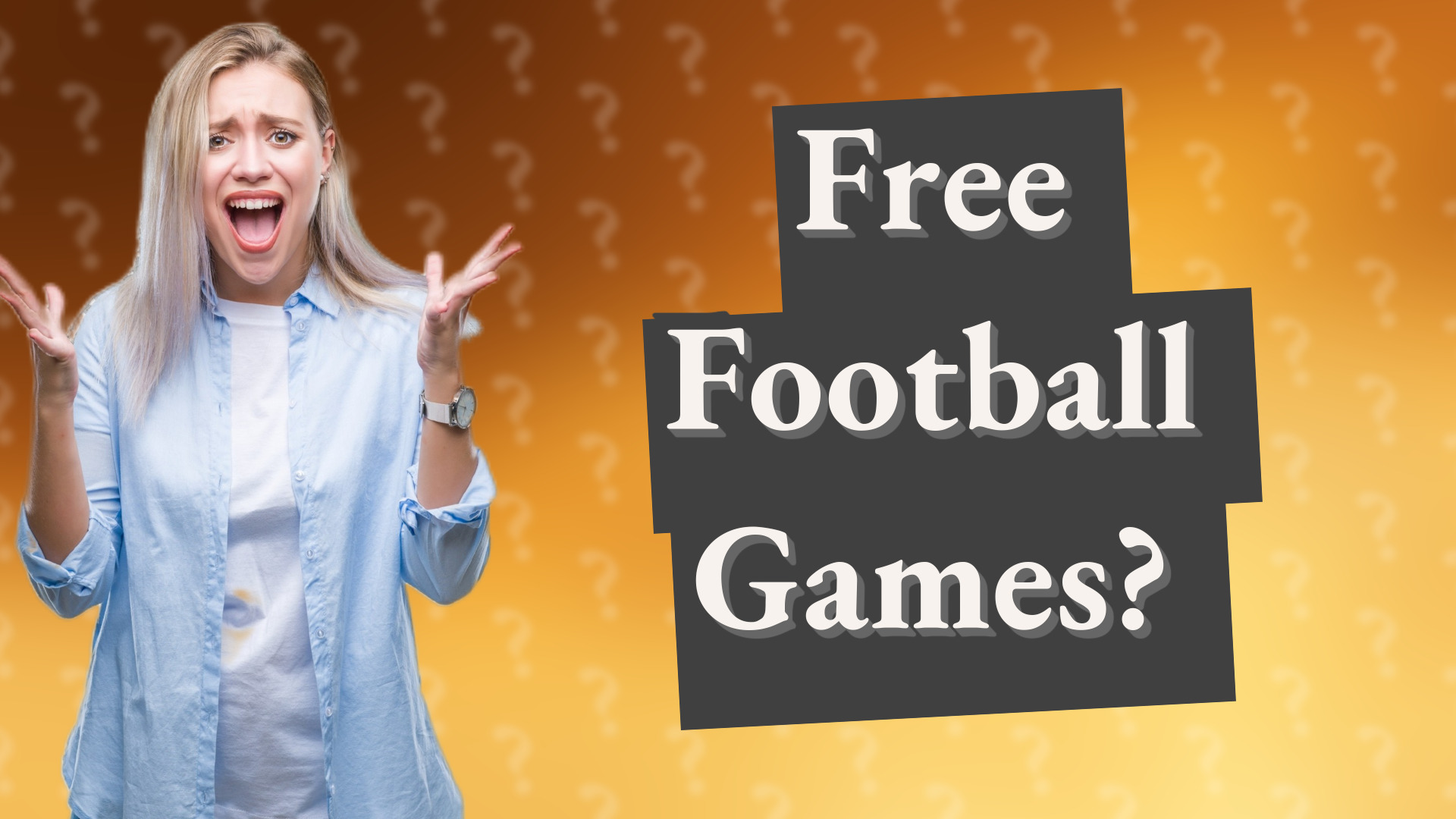 Free Football Games?
