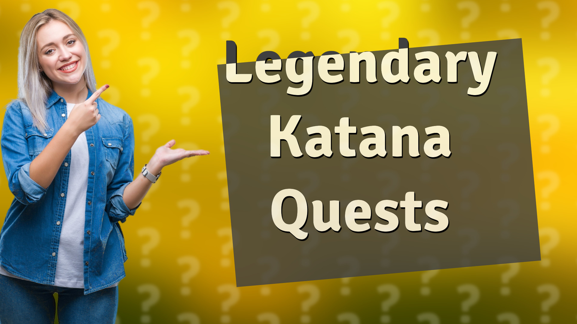 Legendary Katana Quests