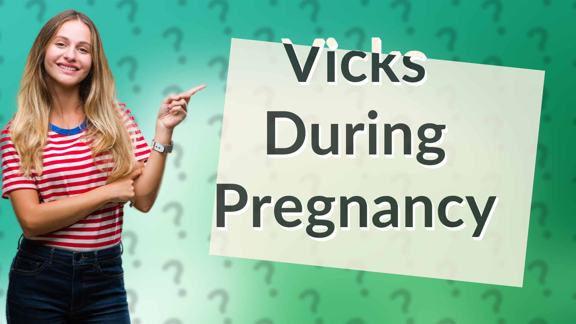 Vicks During Pregnancy