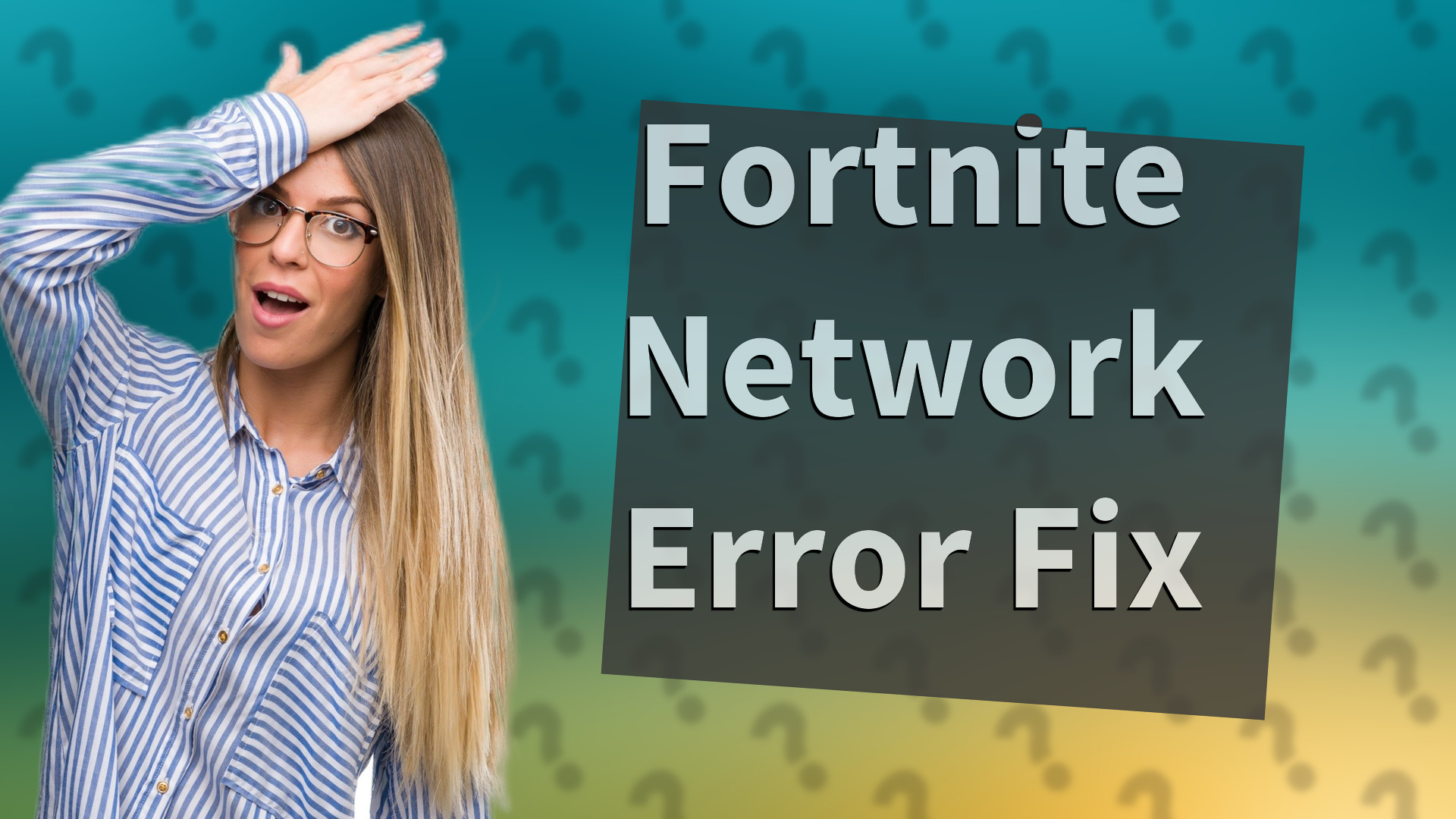 Fortnite Network Error Fix