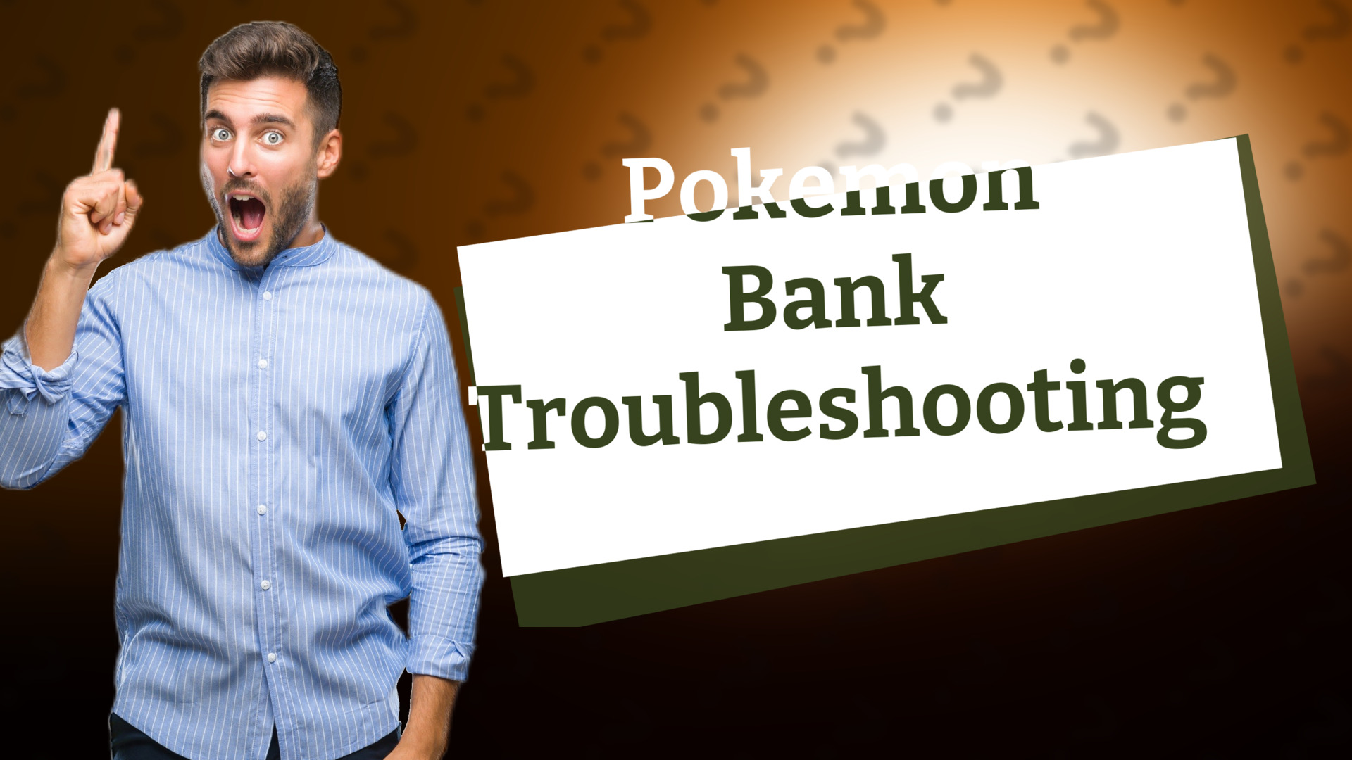 Pokemon Bank Troubleshooting