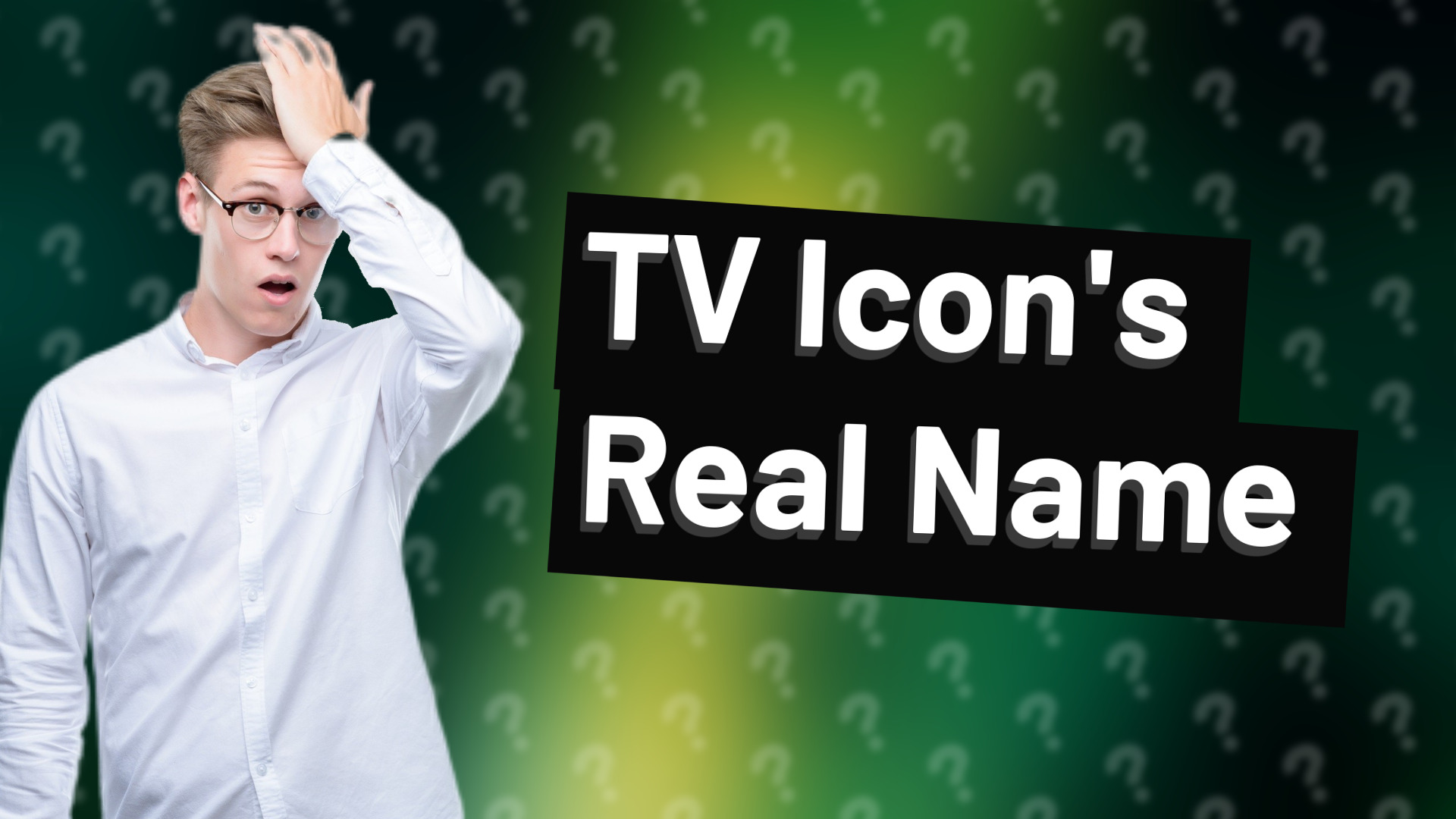 TV Icon's Real Name