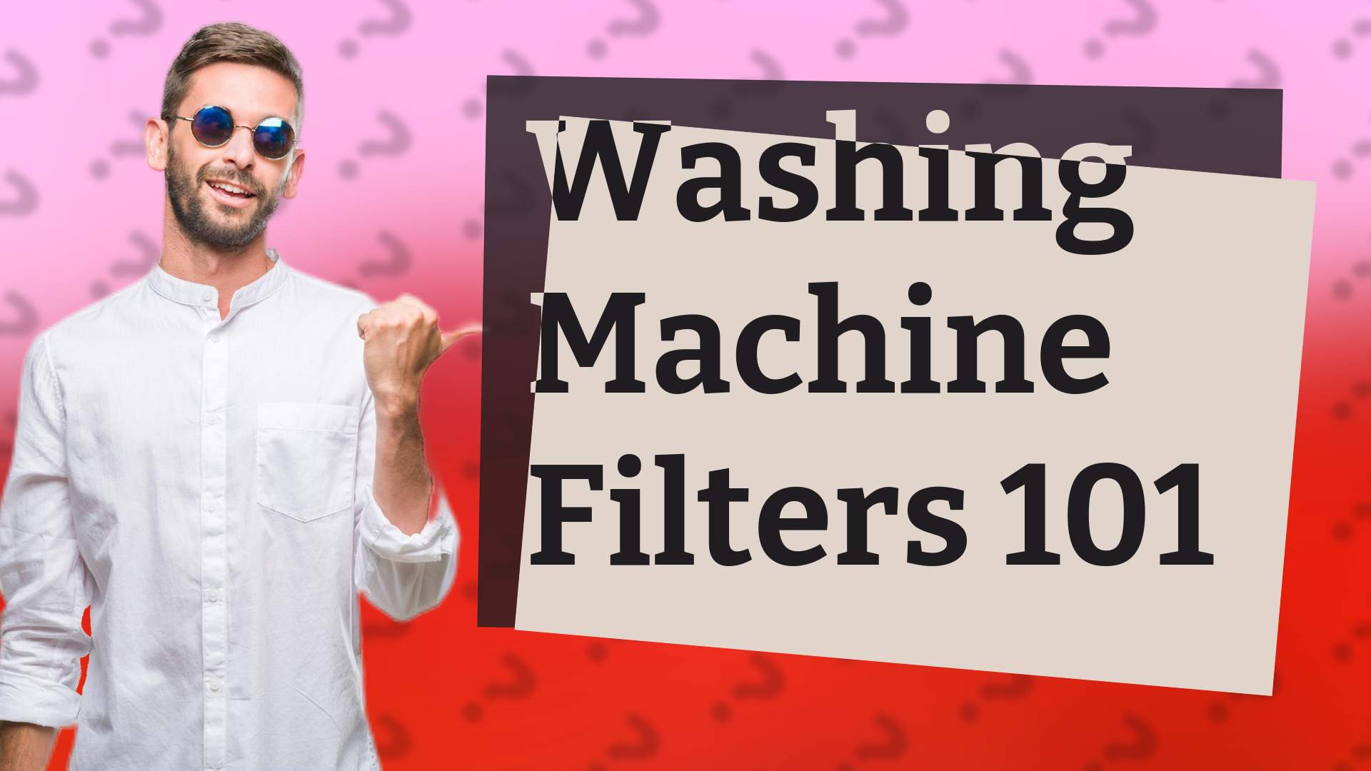 Washing Machine Filters 101