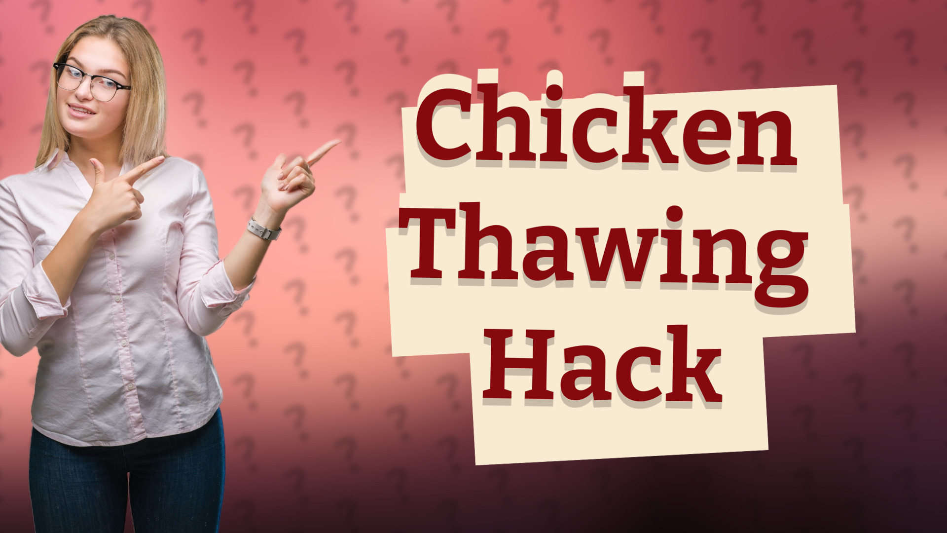 Chicken Thawing Hack