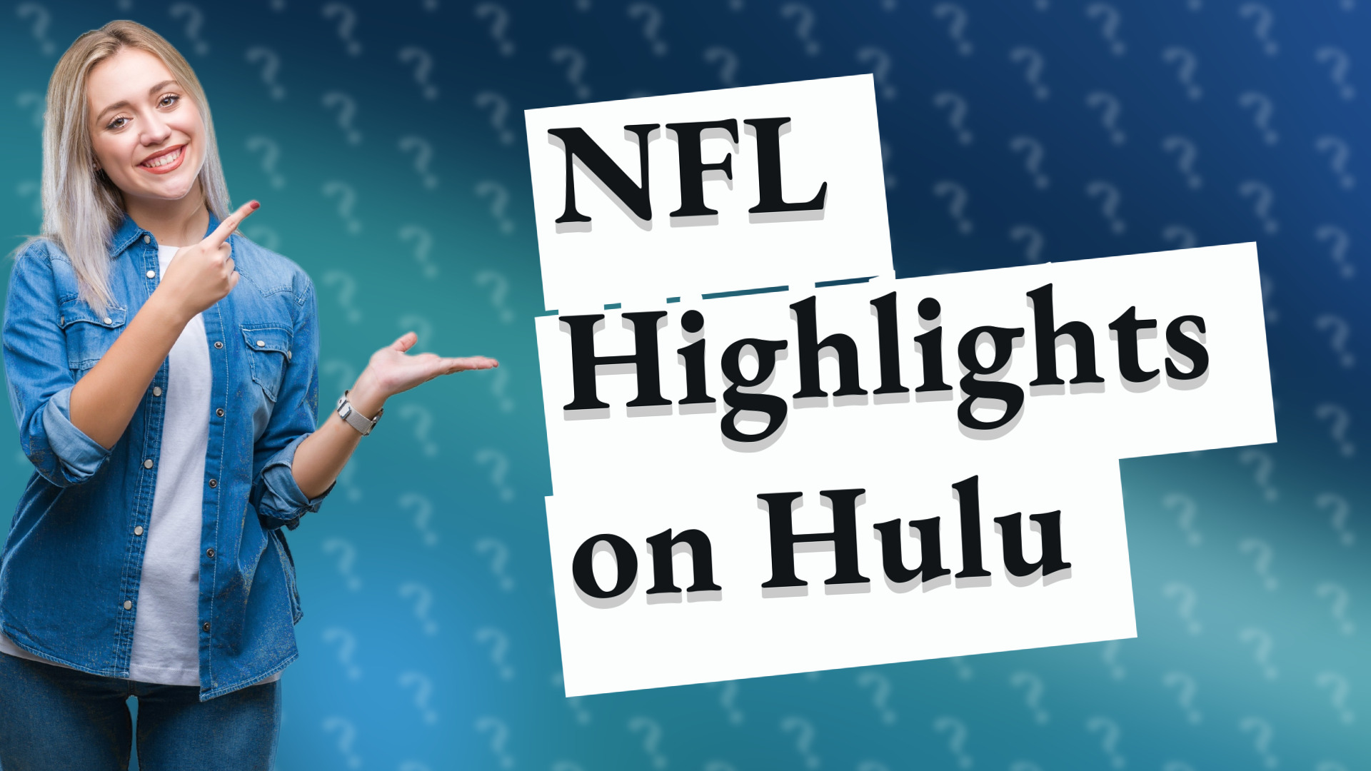 NFL Highlights on Hulu