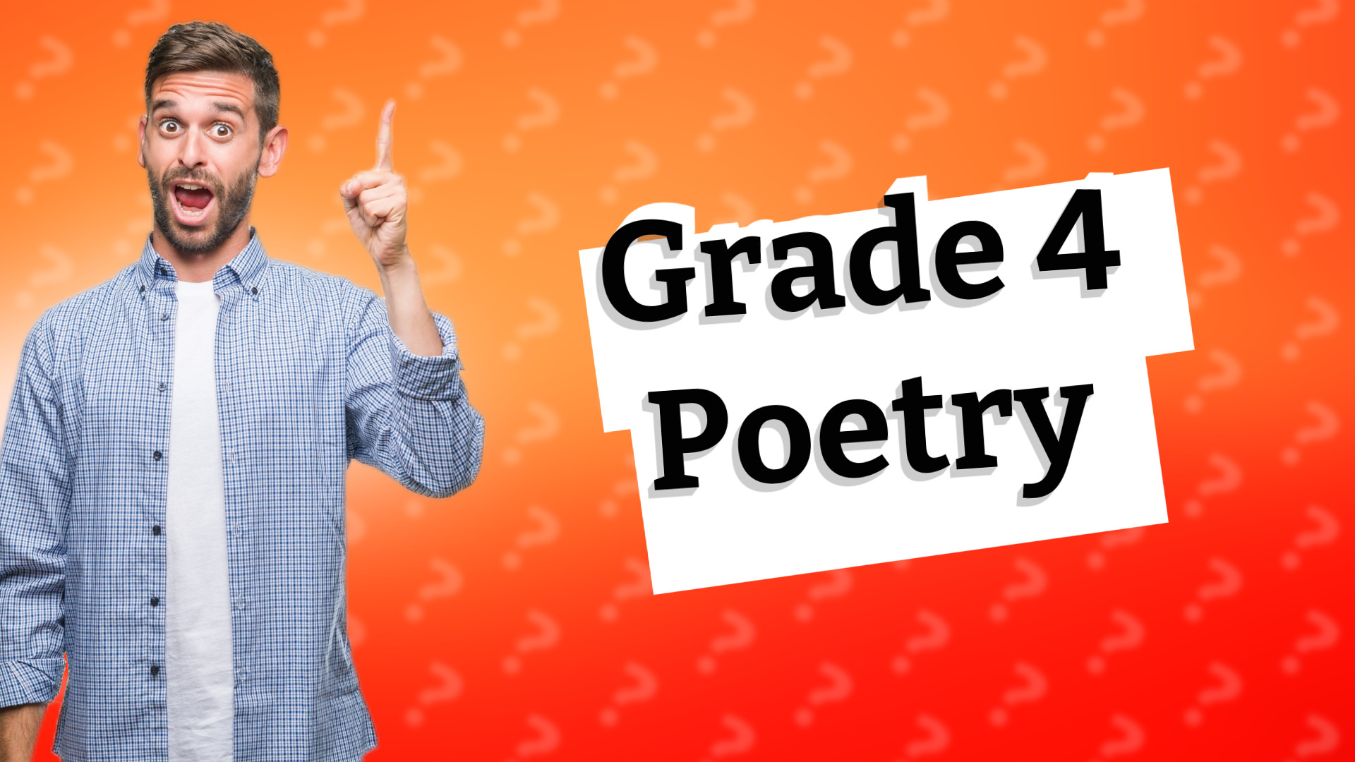 Grade 4 Poetry