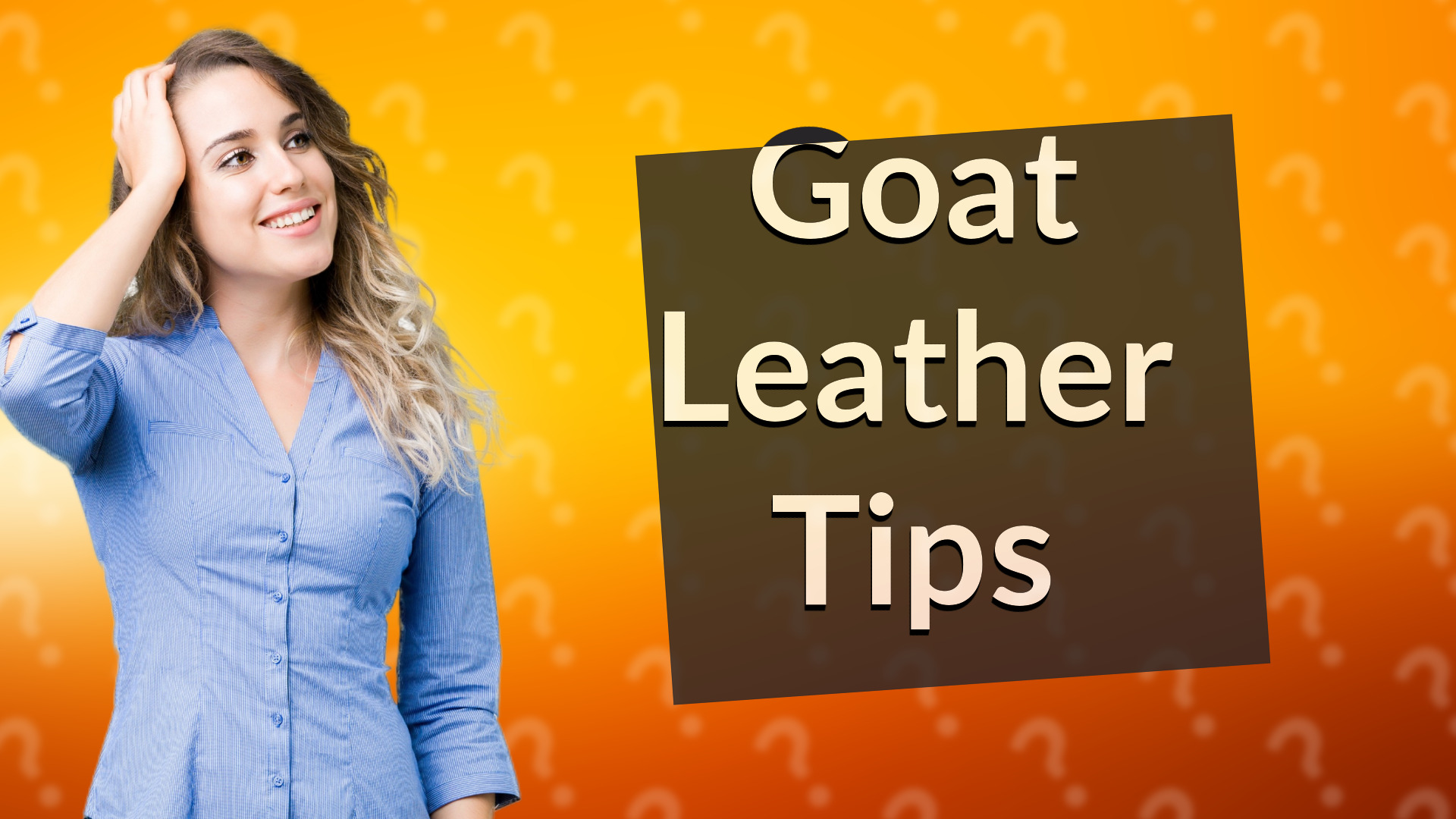 Goat Leather Tips