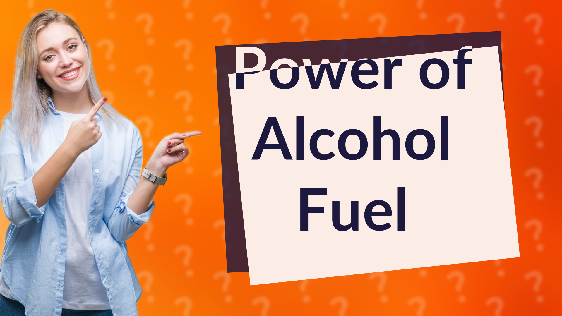 Power of Alcohol Fuel