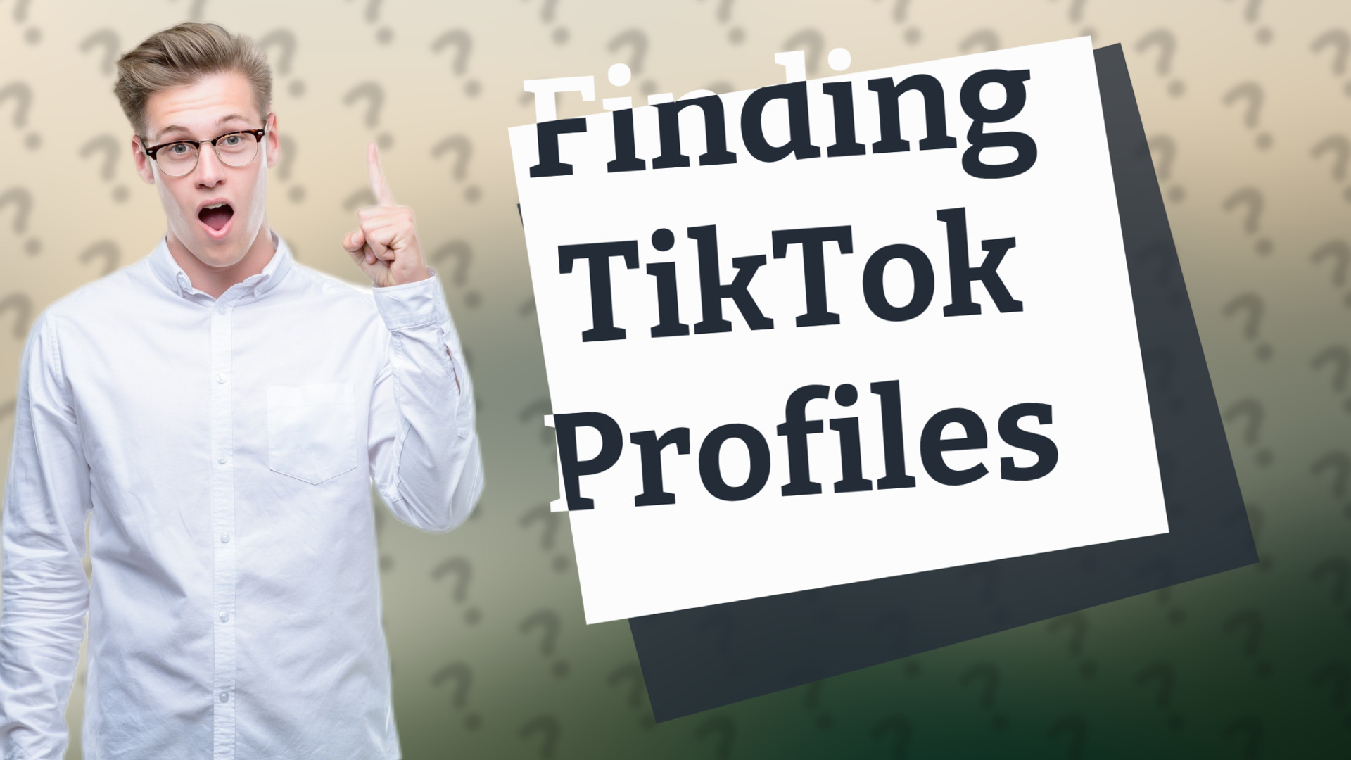 Finding TikTok Profiles