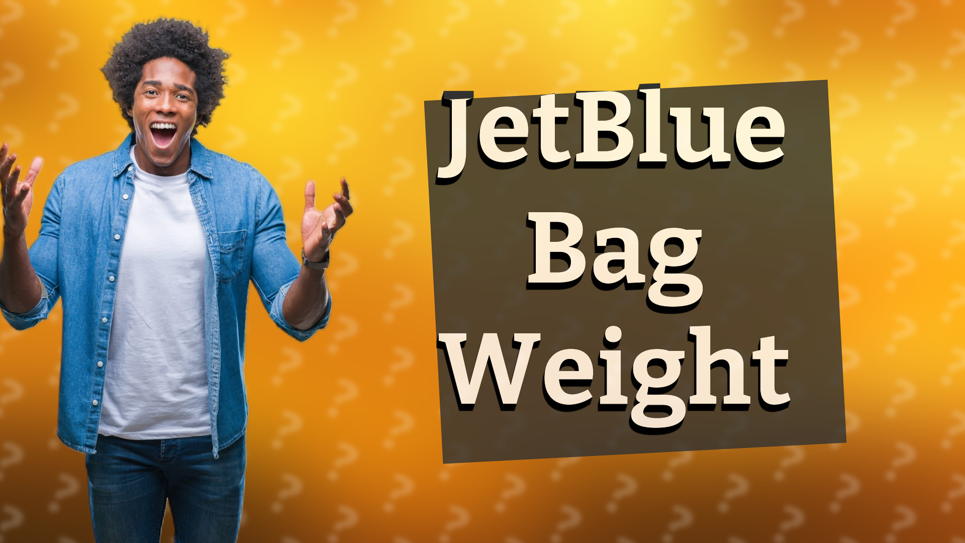 JetBlue Bag Weight