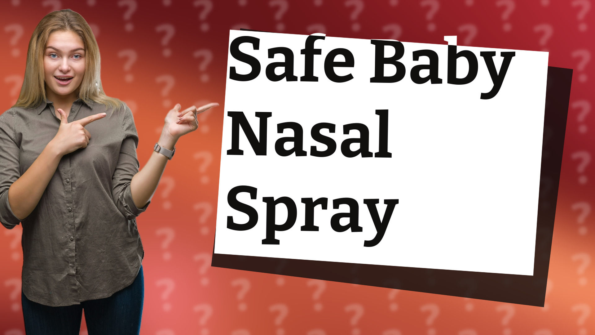 Safe Baby Nasal Spray