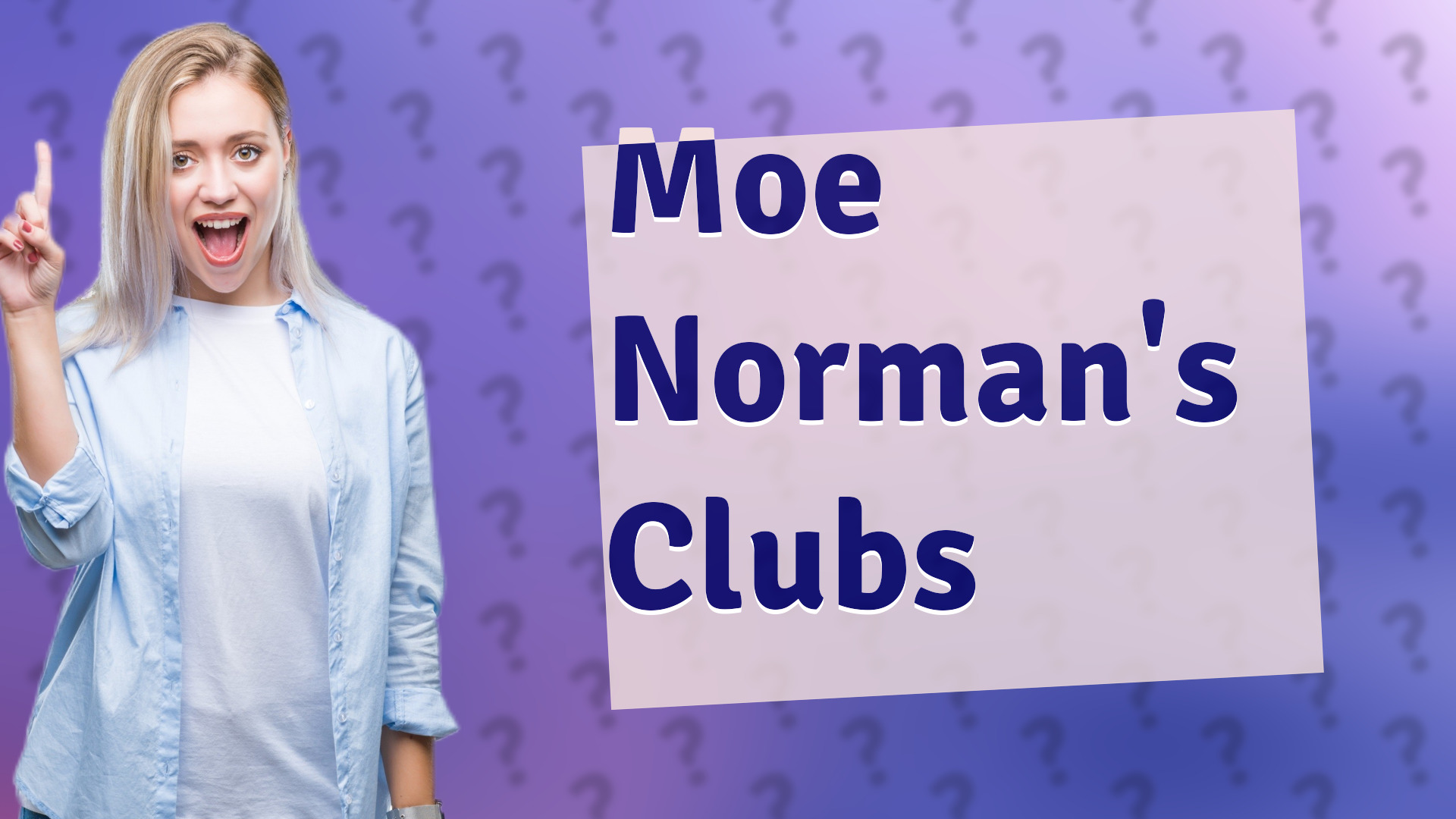 Moe Norman's Clubs