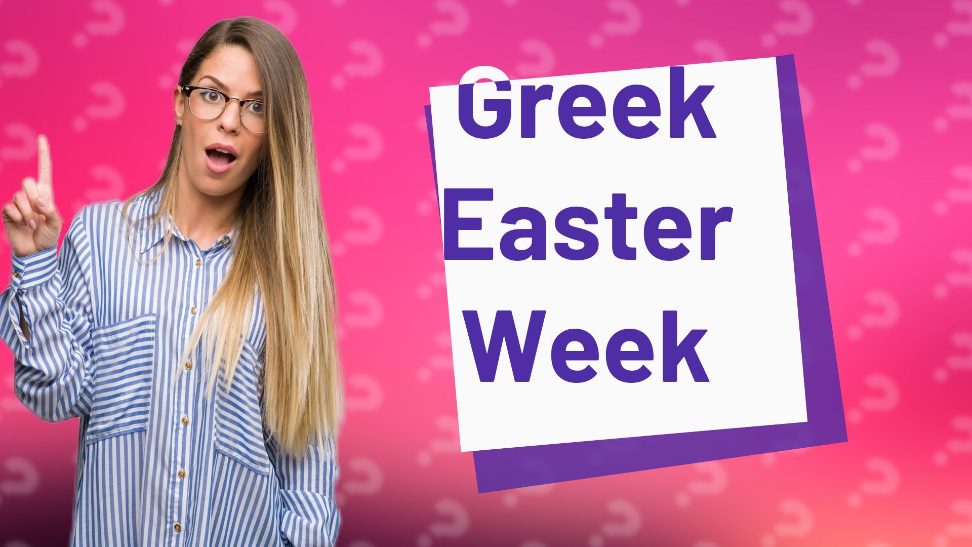Greek Easter Week