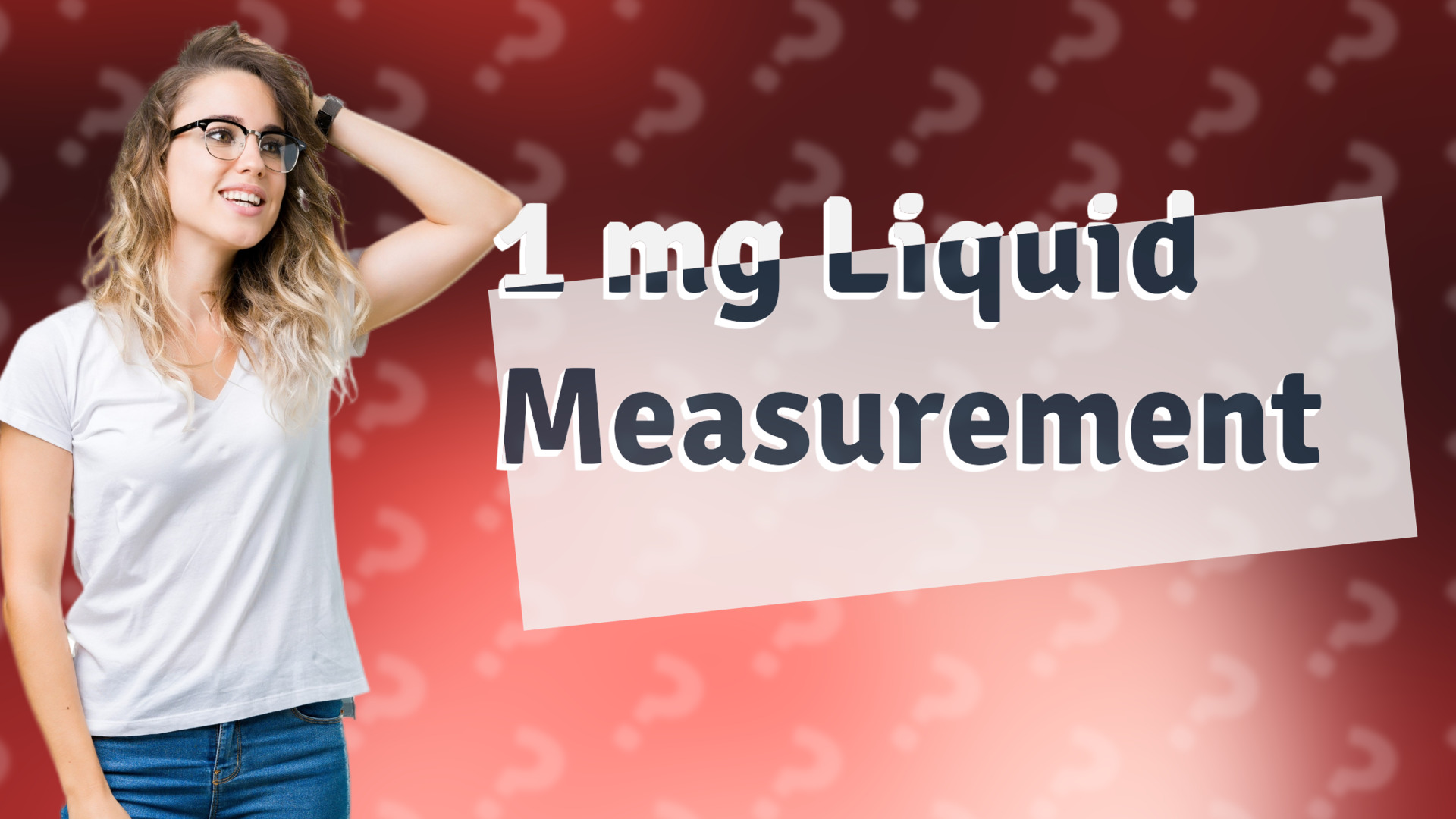 1 mg Liquid Measurement