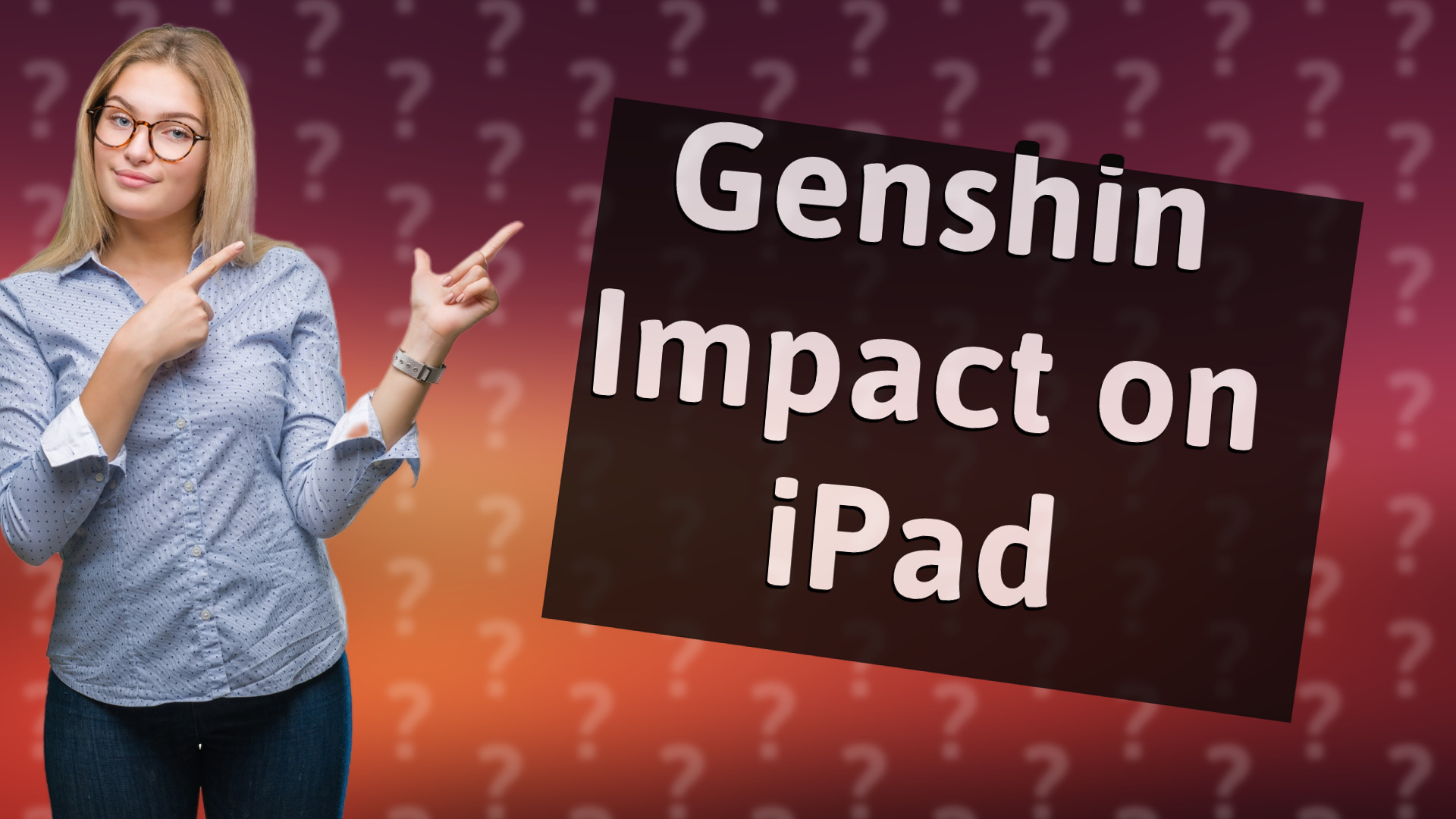 Genshin Impact on iPad