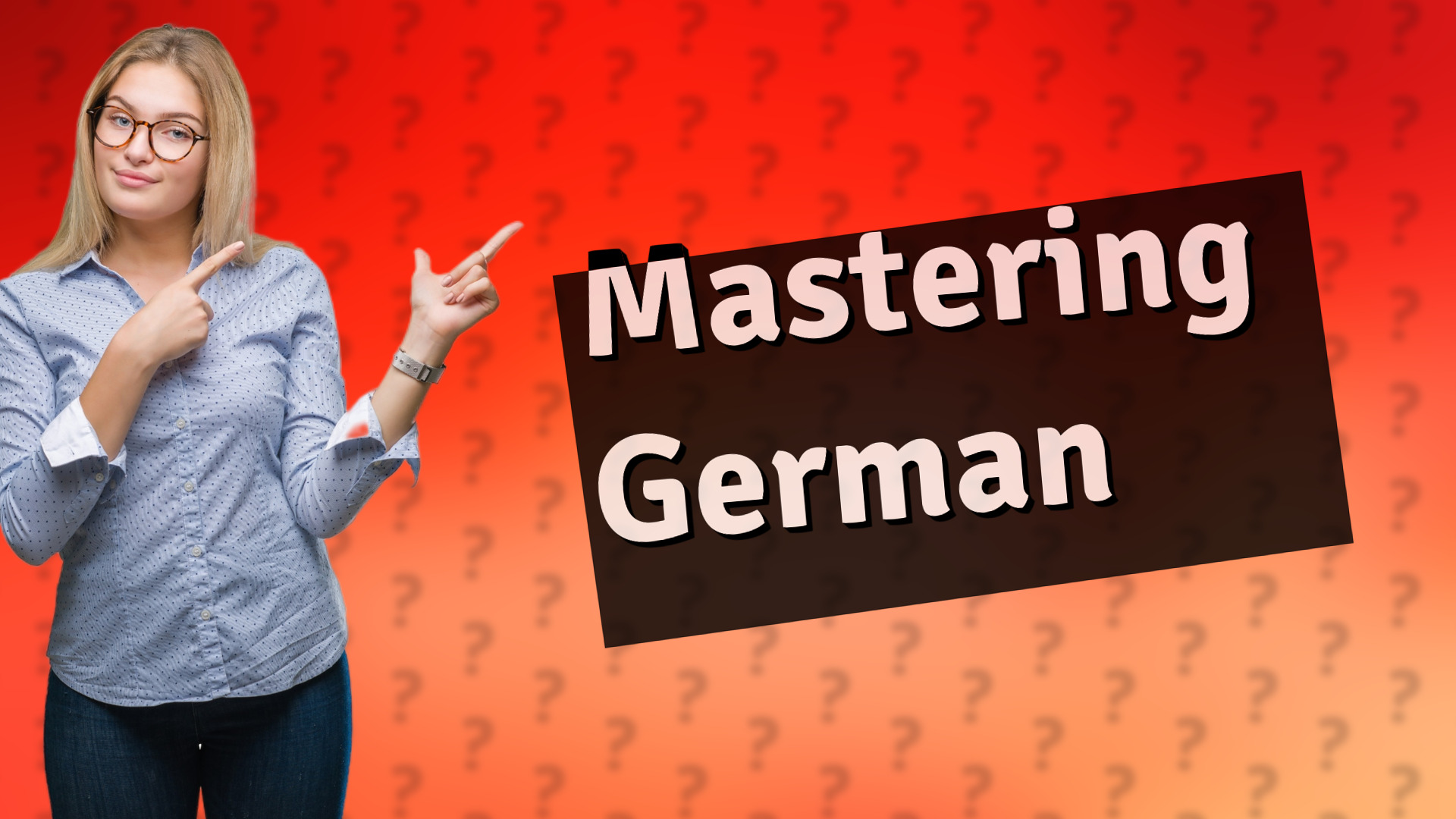 Mastering German