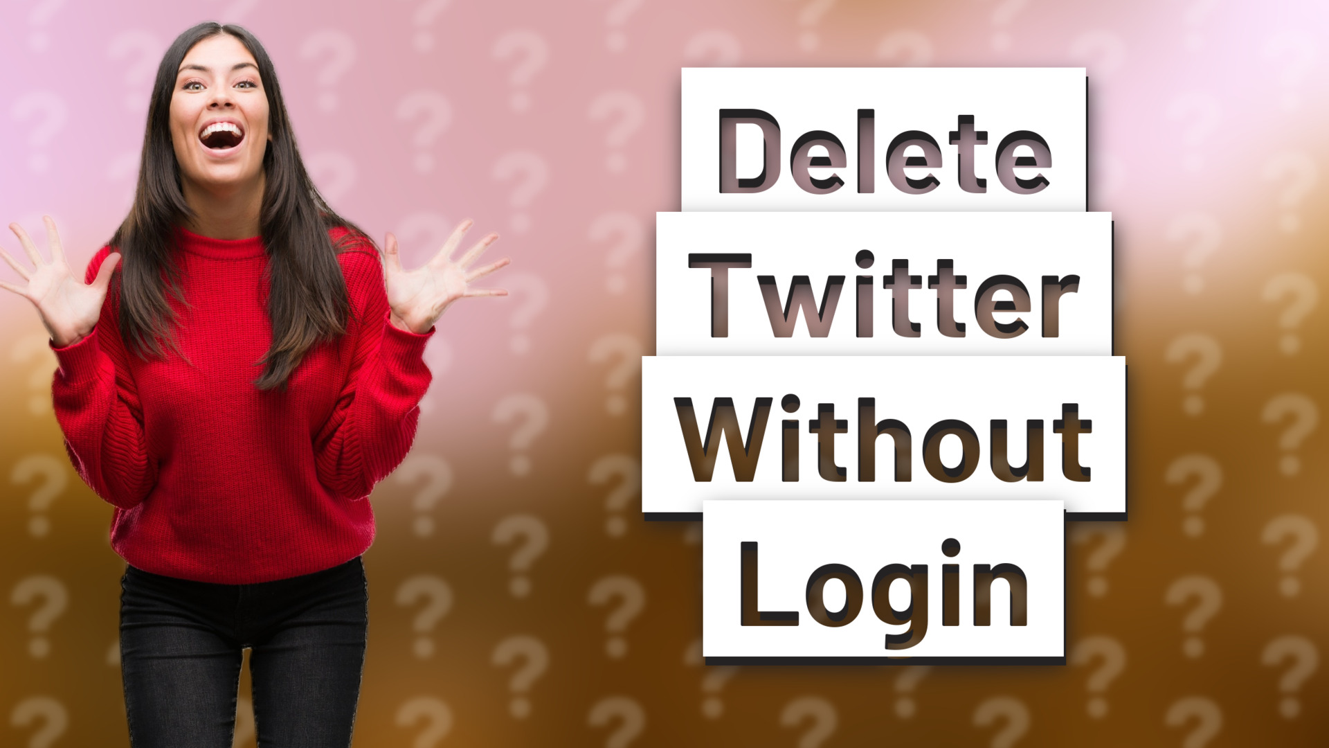 Delete Twitter Without Login