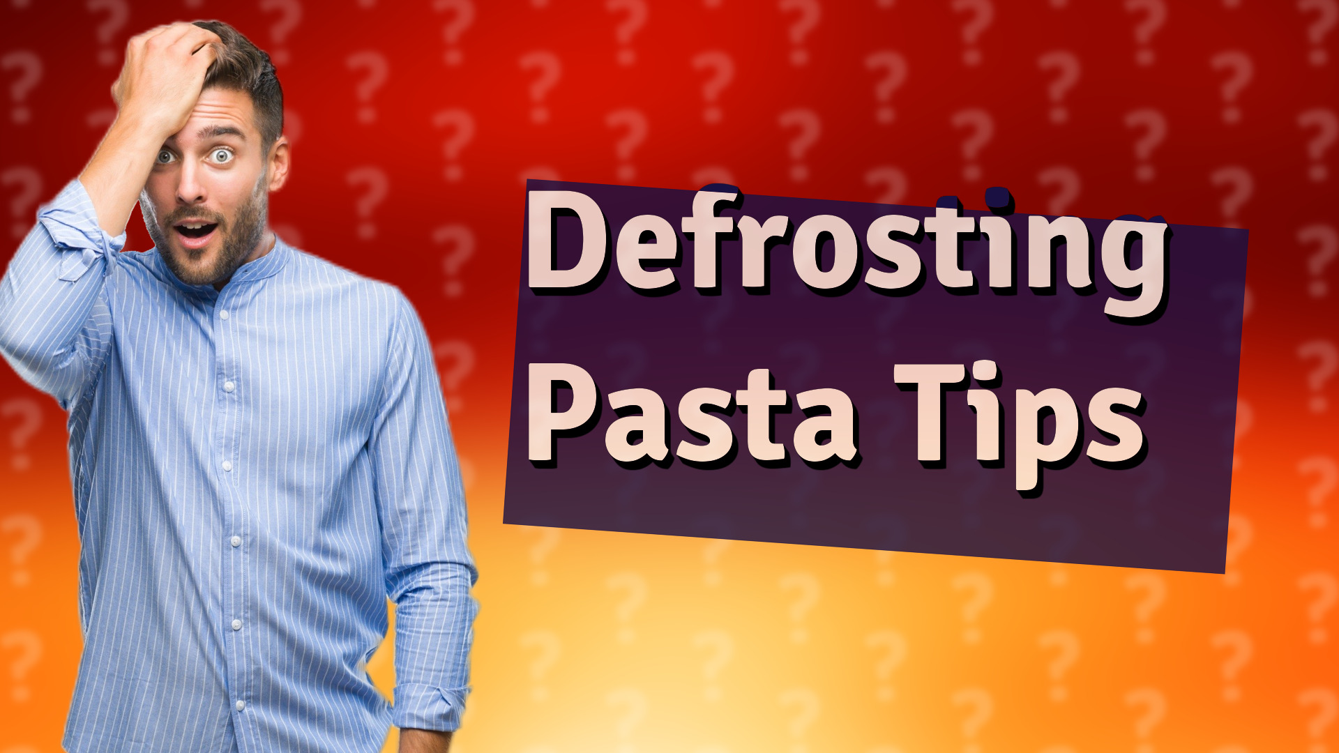 Defrosting Pasta Tips