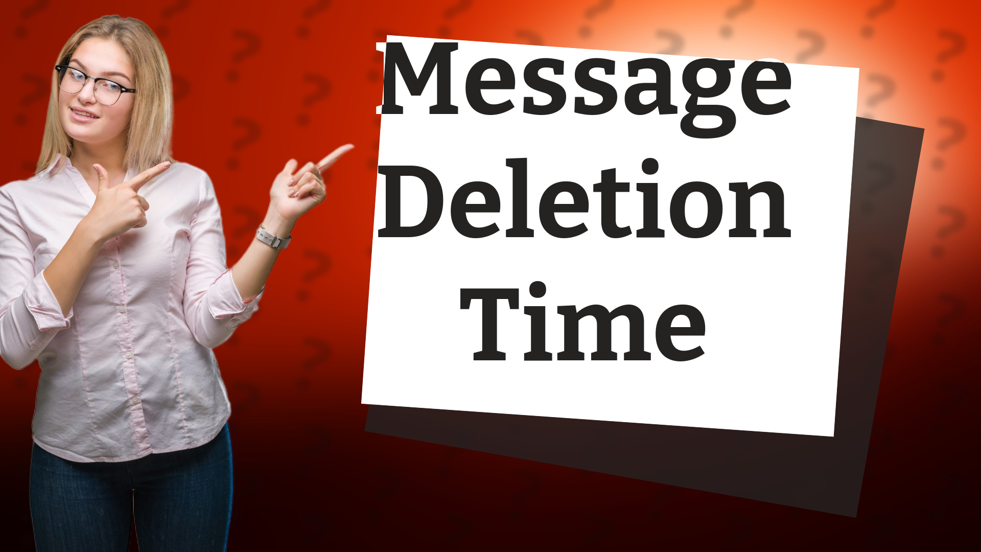 Message Deletion Time