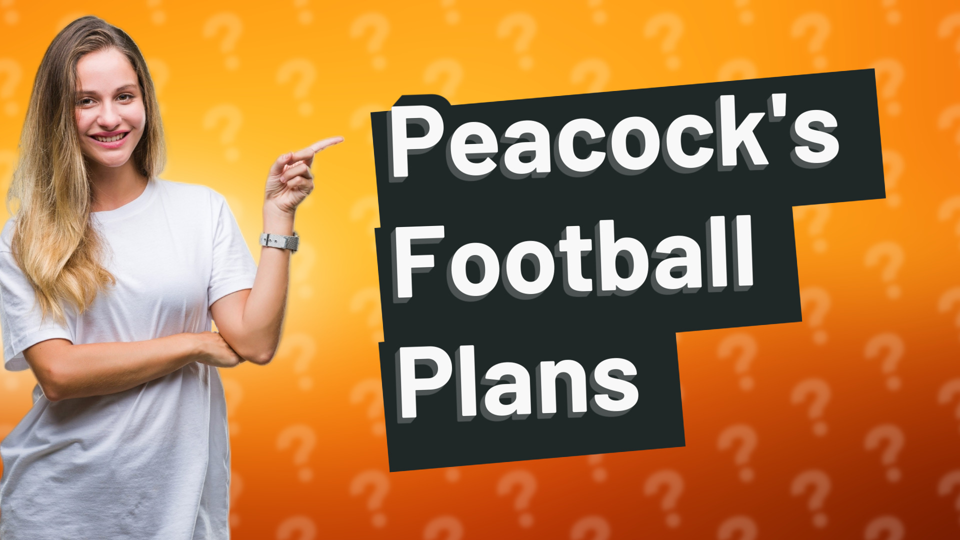 Peacock's Football Plans