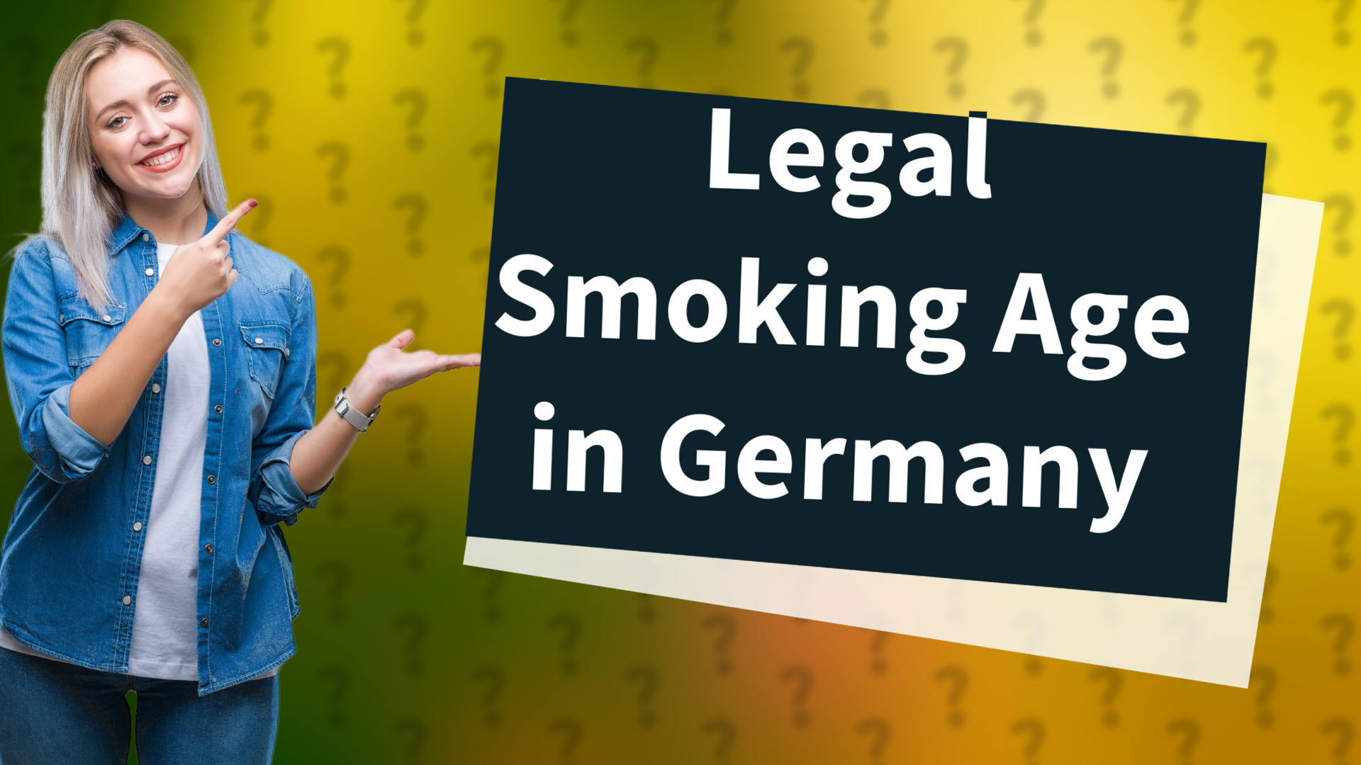 Legal Smoking Age in Germany