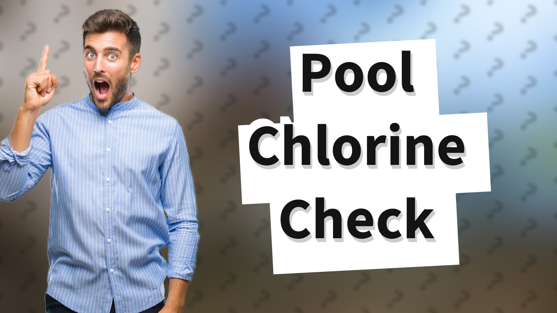 Pool Chlorine Check