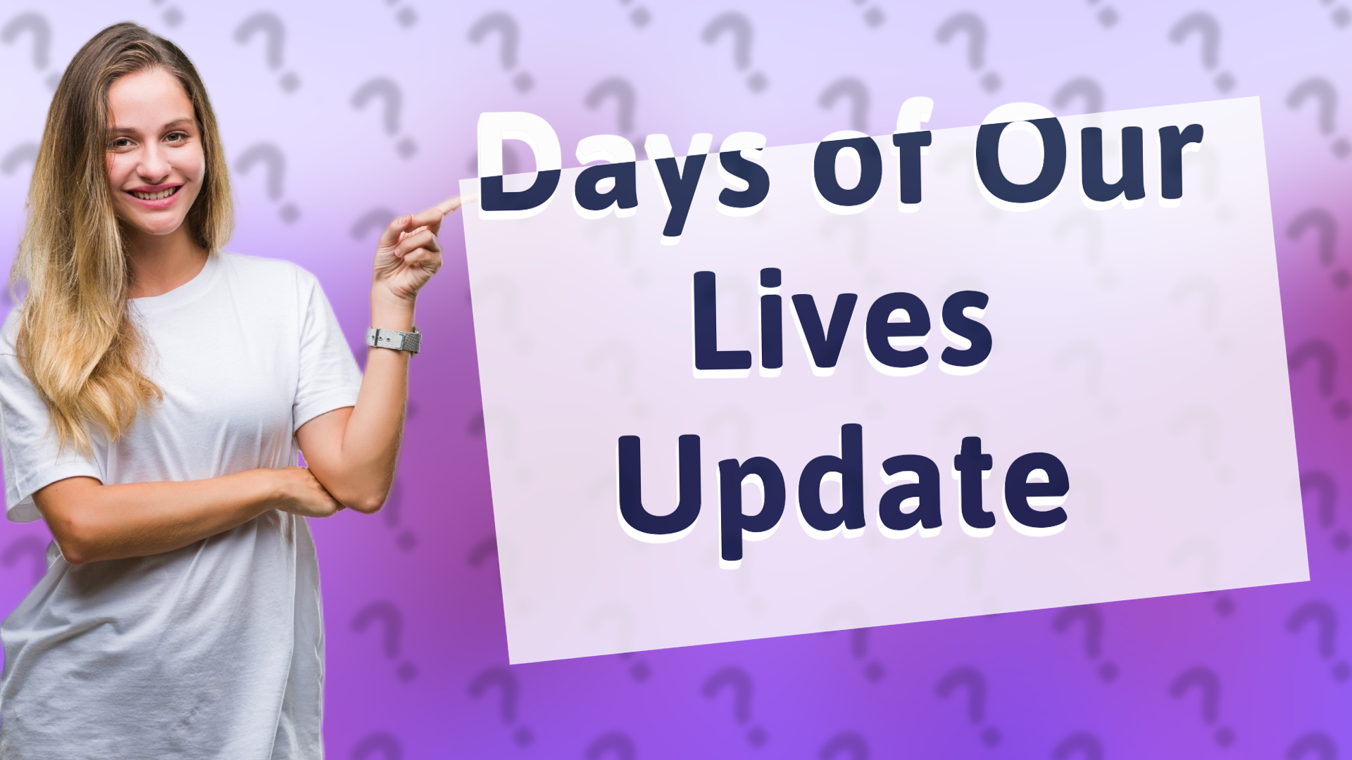 Days of Our Lives Update