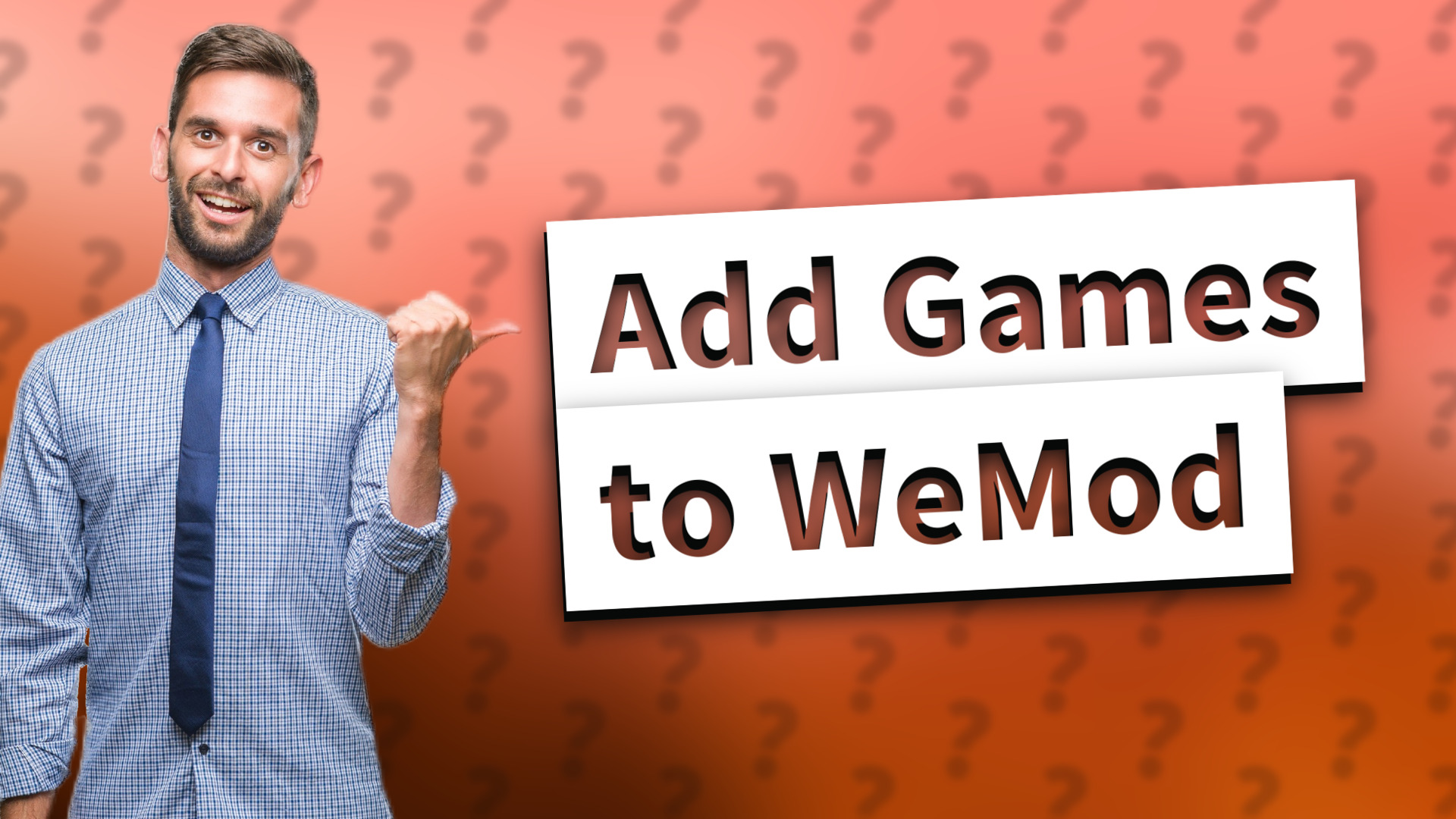 Add Games to WeMod
