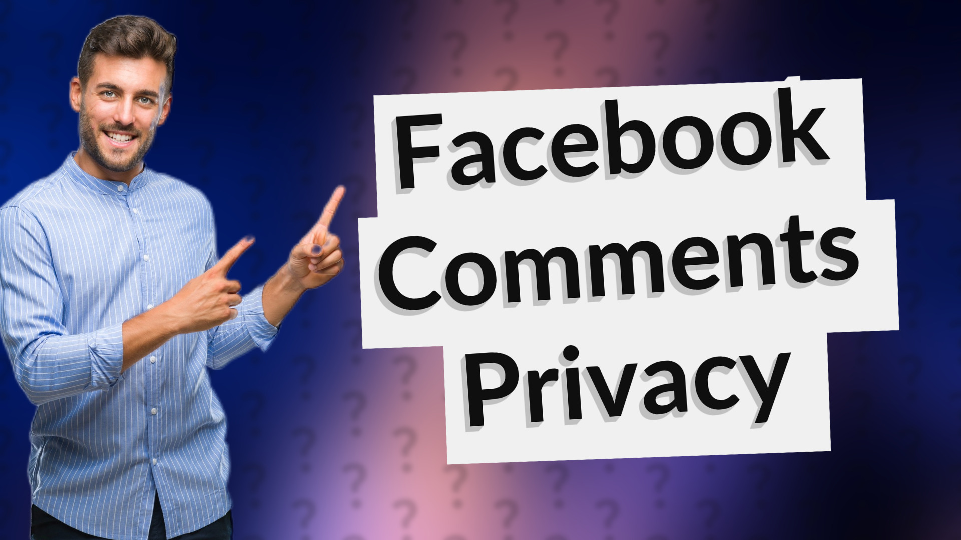 Facebook Comments Privacy