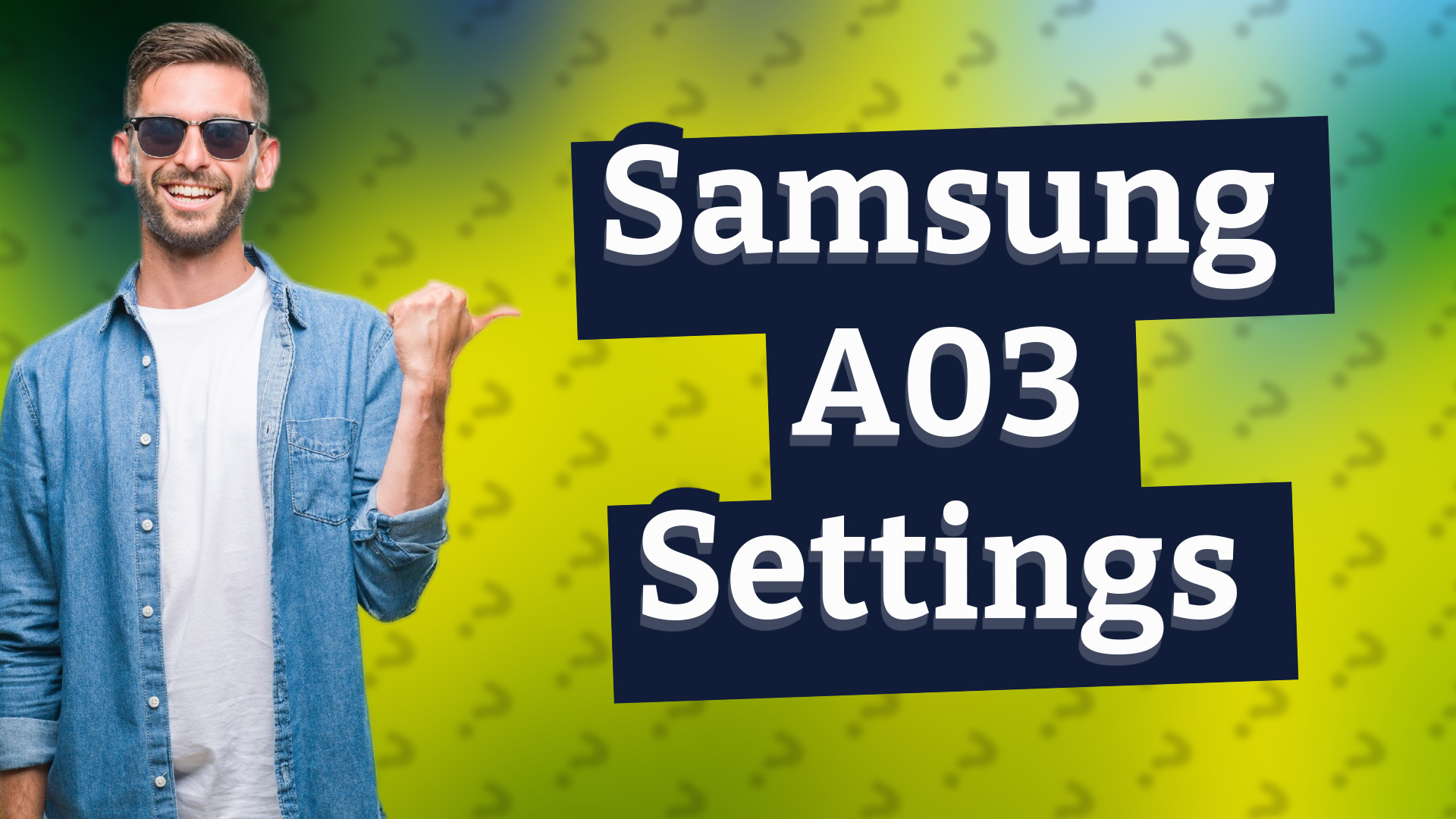 Samsung A03 Settings