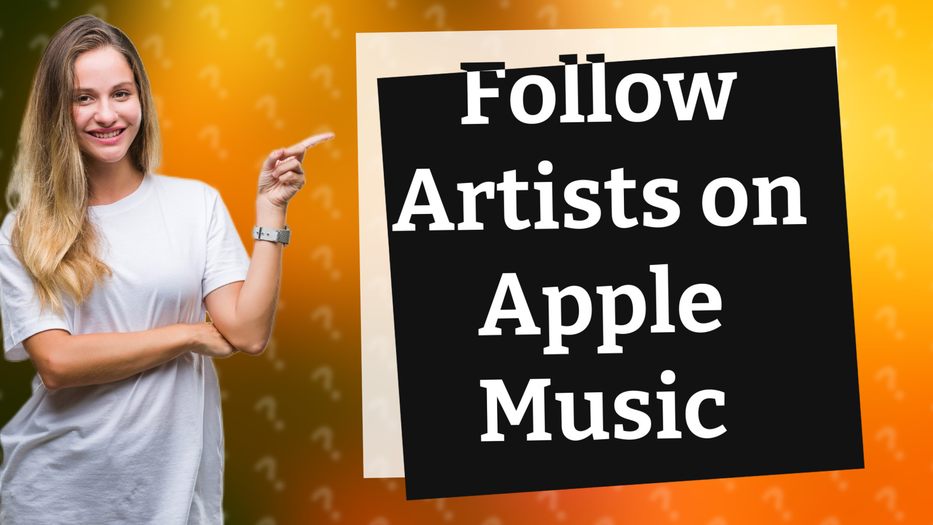Follow Artists on Apple Music