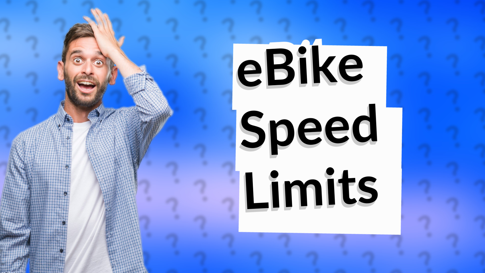 eBike Speed Limits