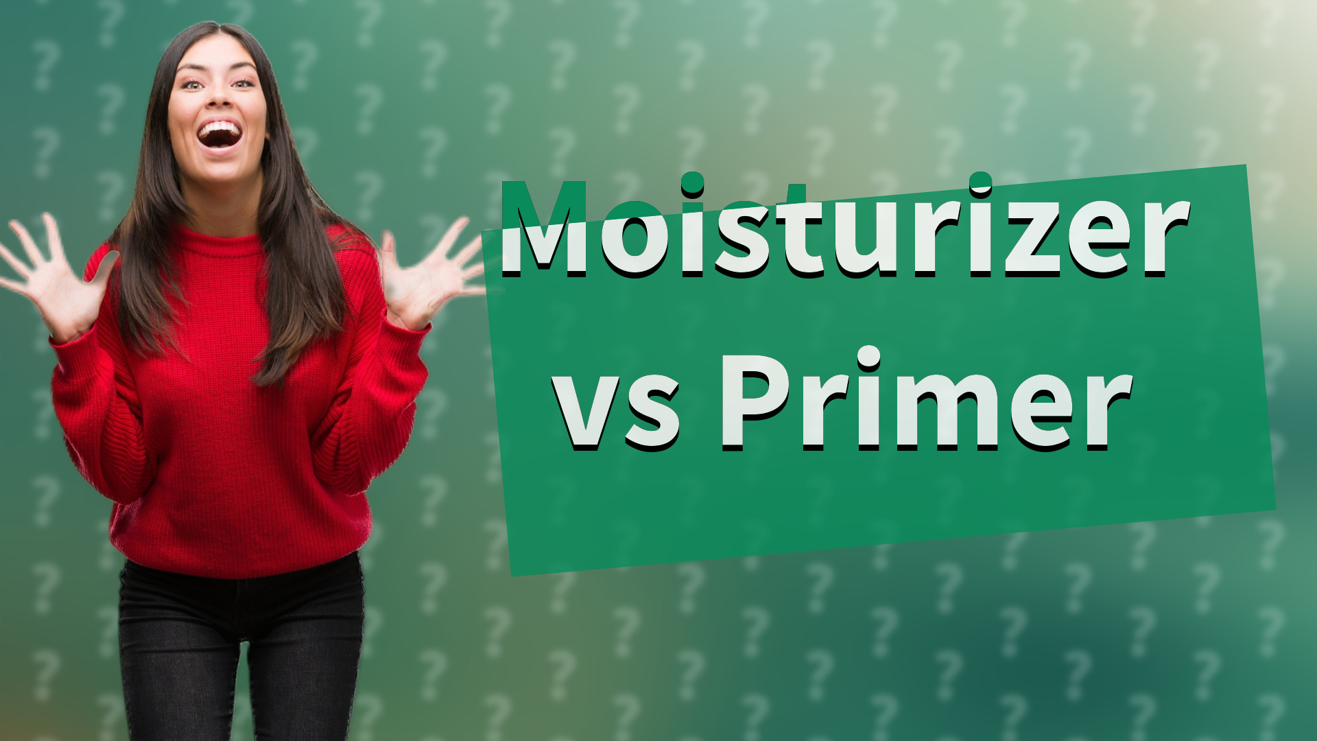 Moisturizer vs Primer