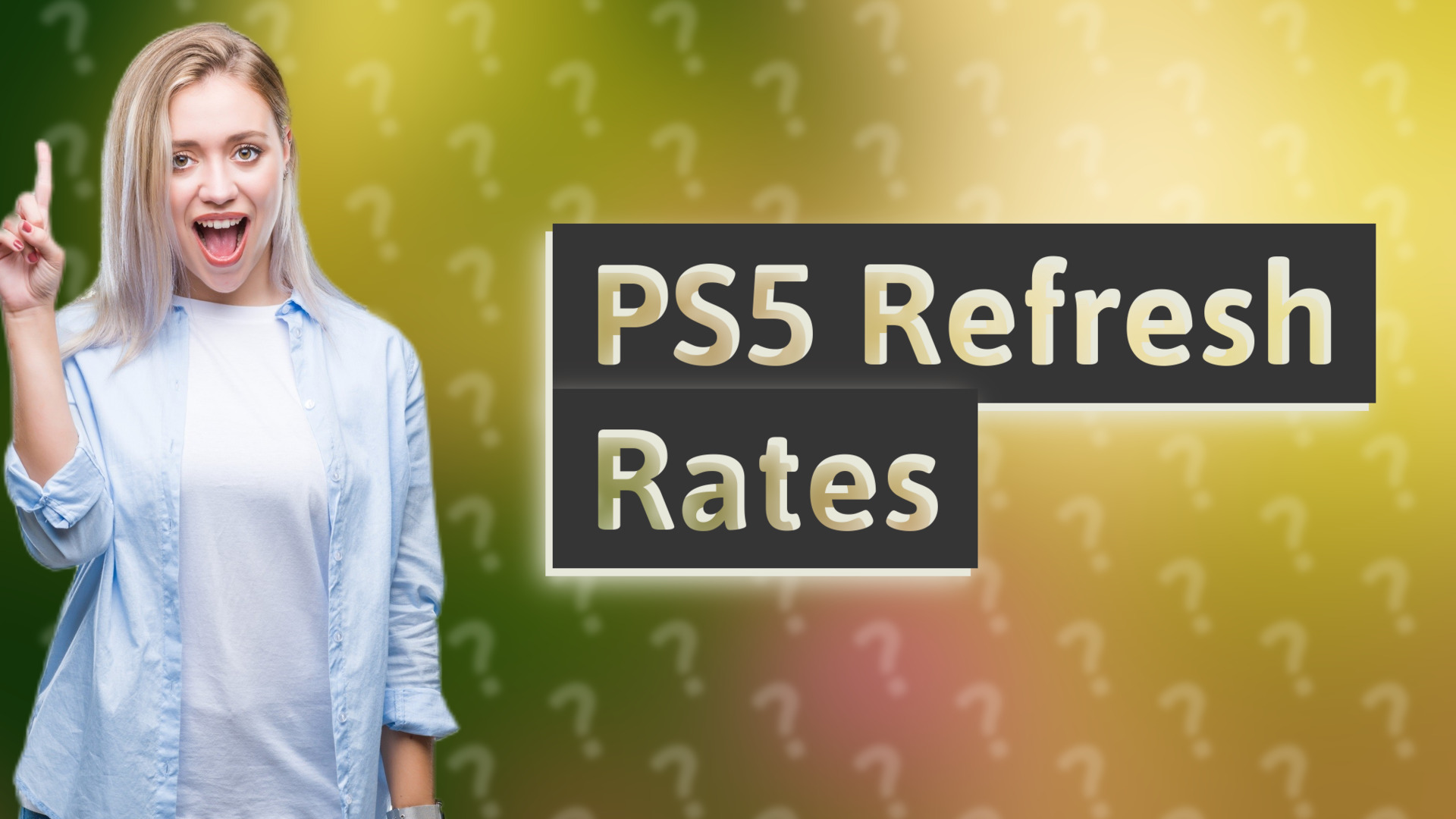 PS5 Refresh Rates