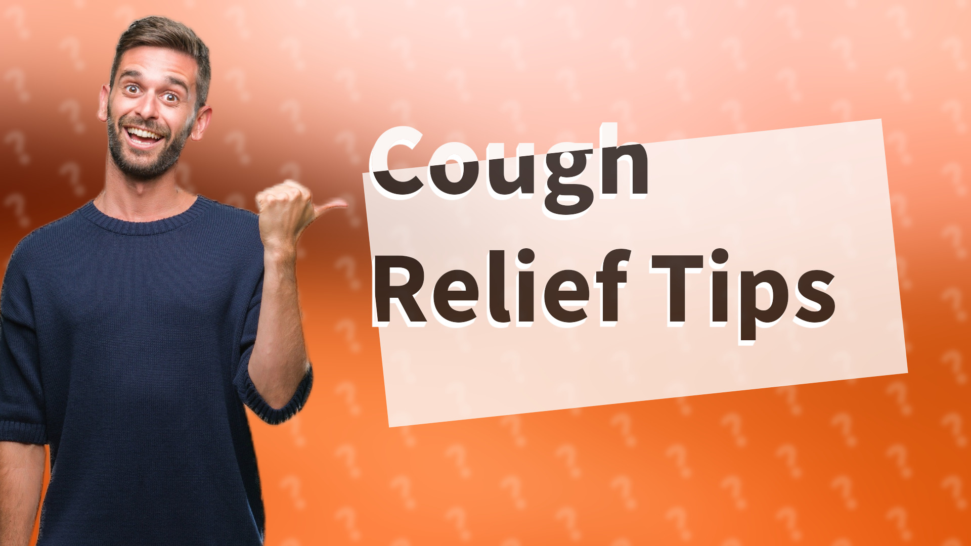 Cough Relief Tips