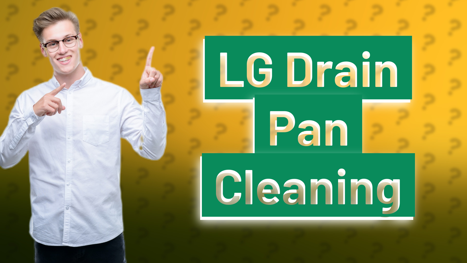 LG Drain Pan Cleaning