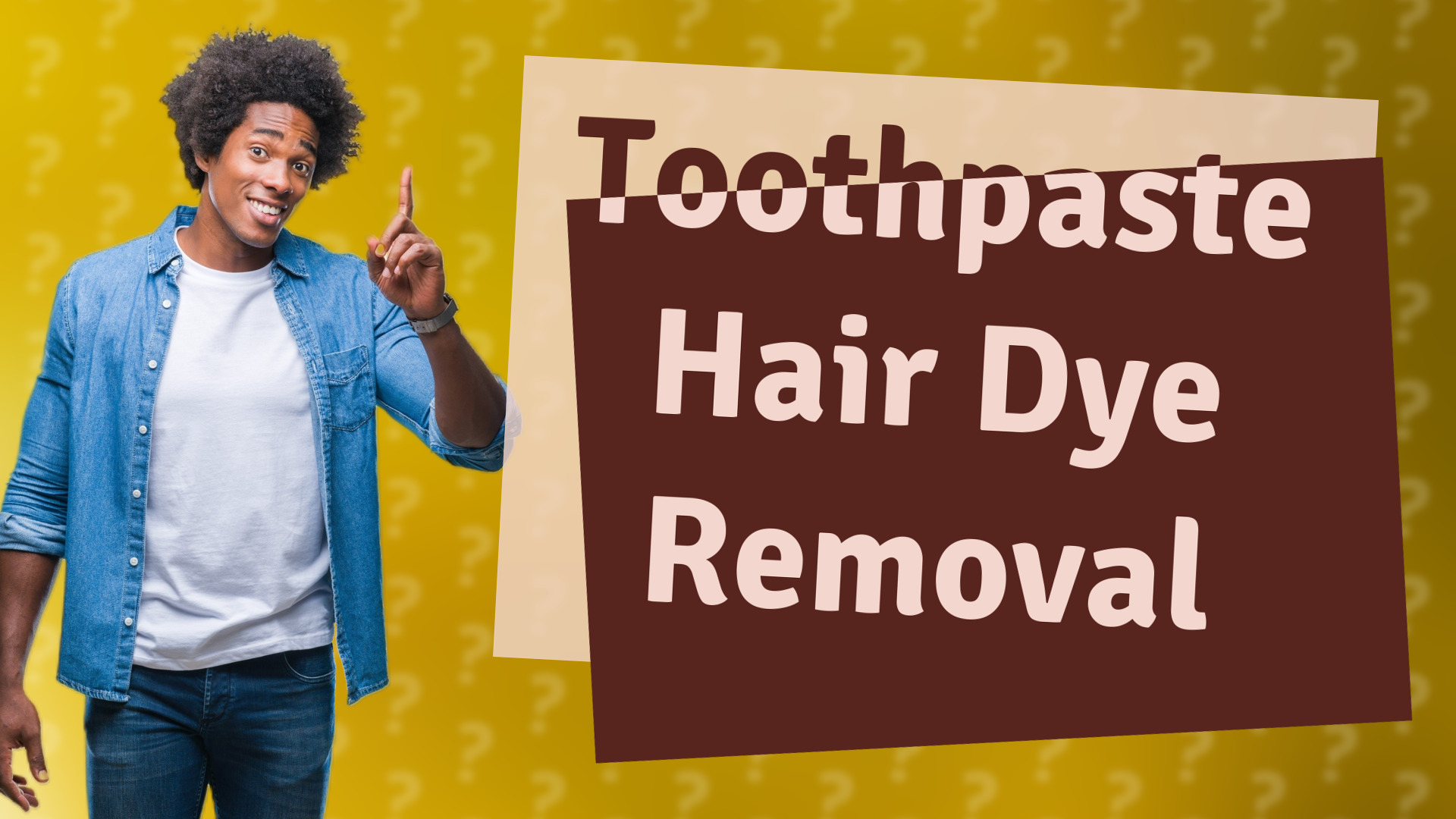 Toothpaste Hair Dye Removal
