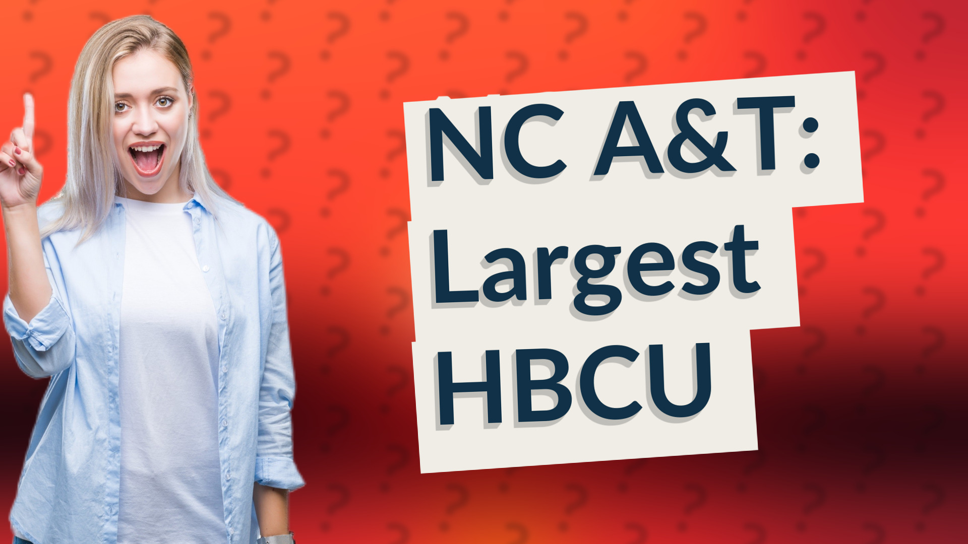 NC A&T: Largest HBCU