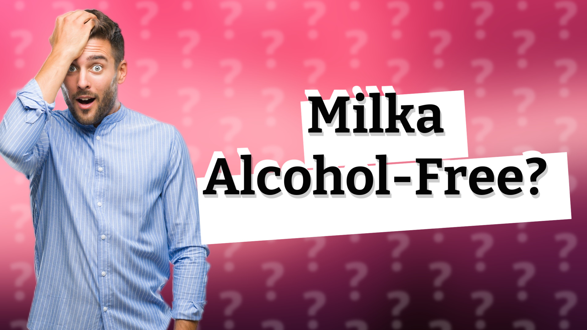 Milka Alcohol-Free?