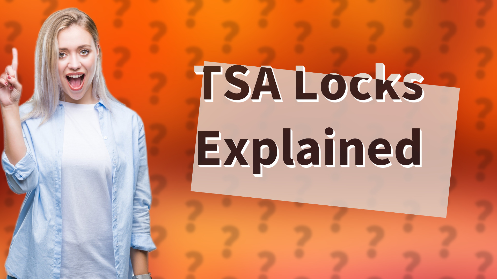 TSA Locks Explained