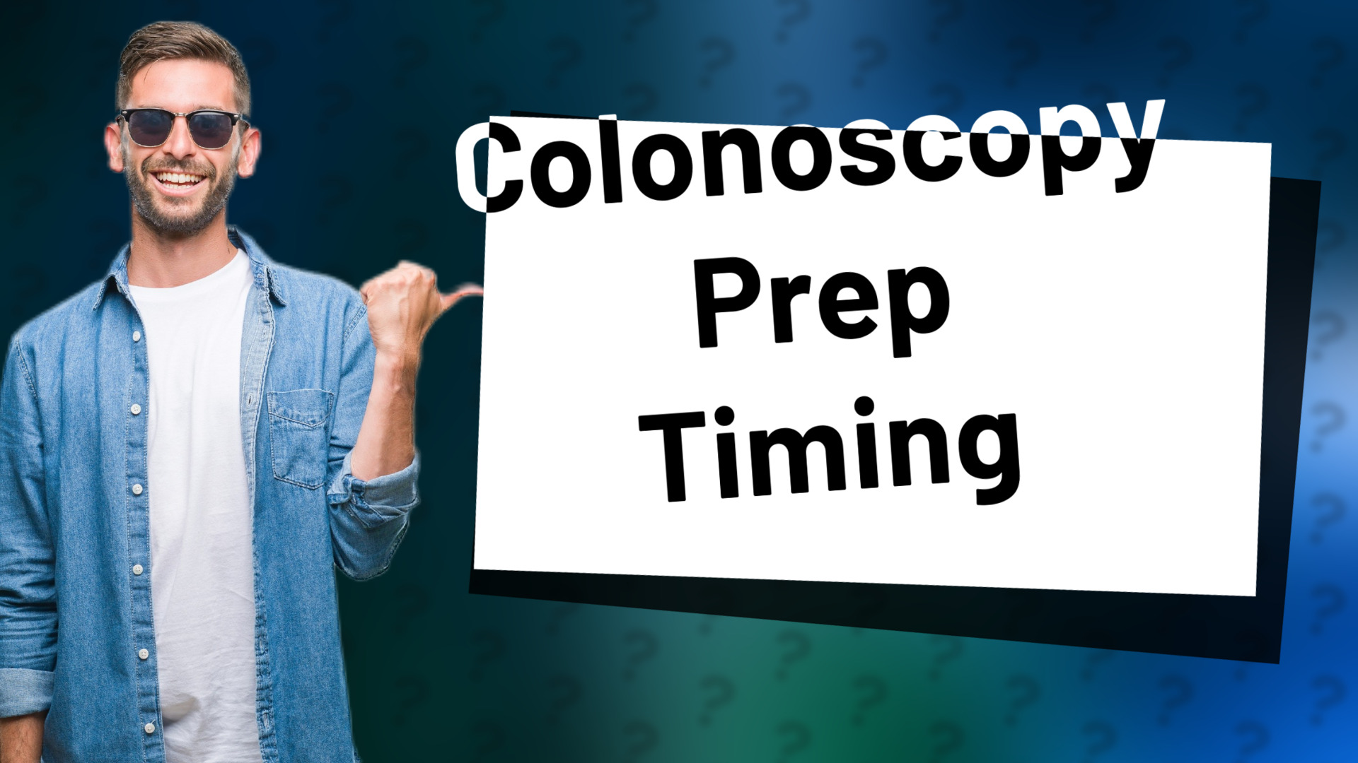 Colonoscopy Prep Timing