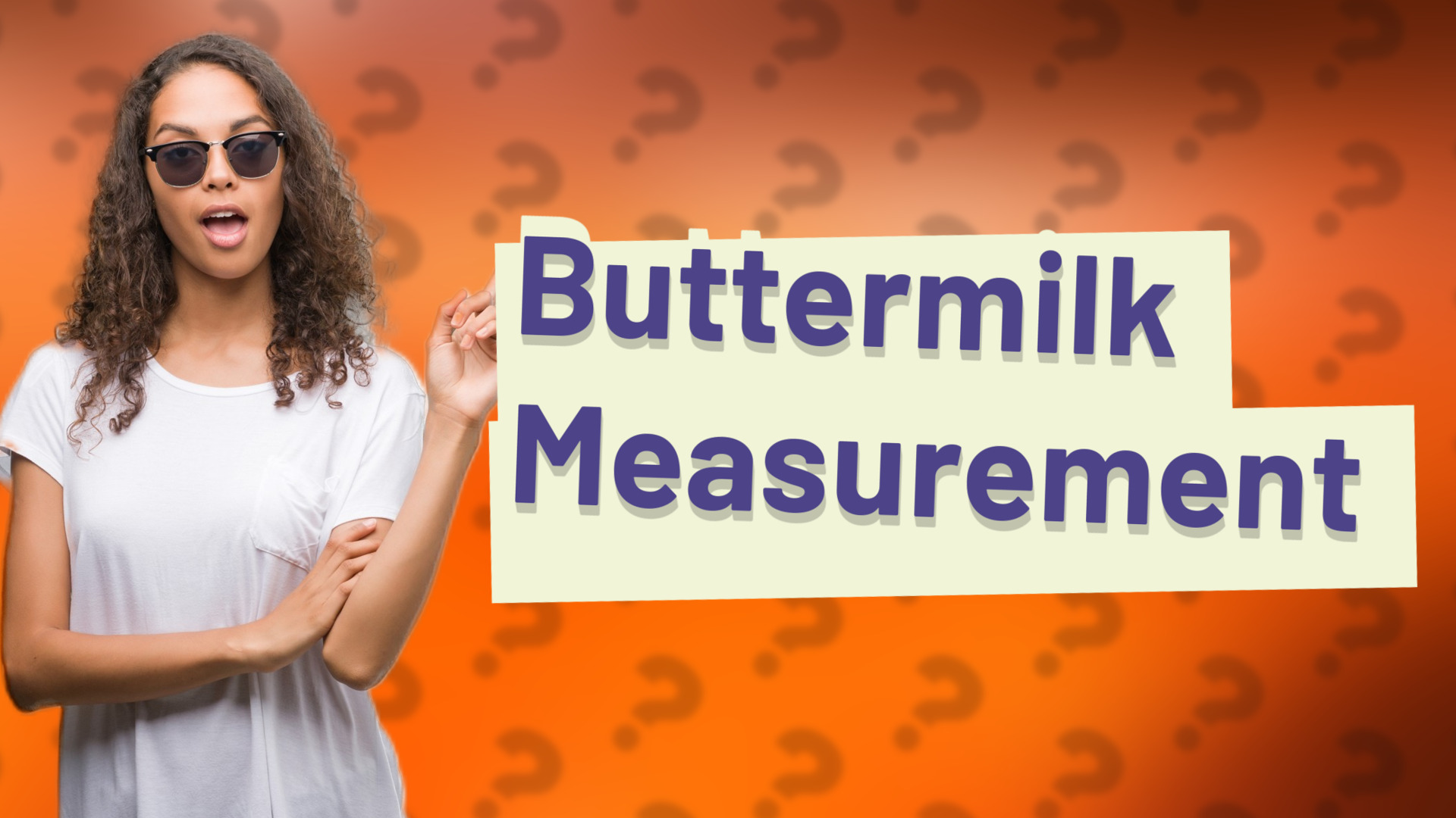 Buttermilk Measurement