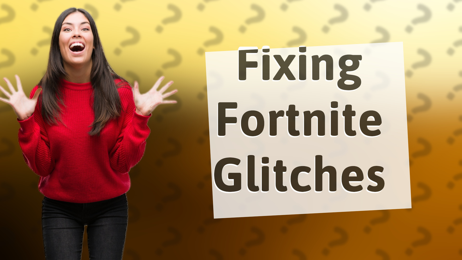 Fixing Fortnite Glitches